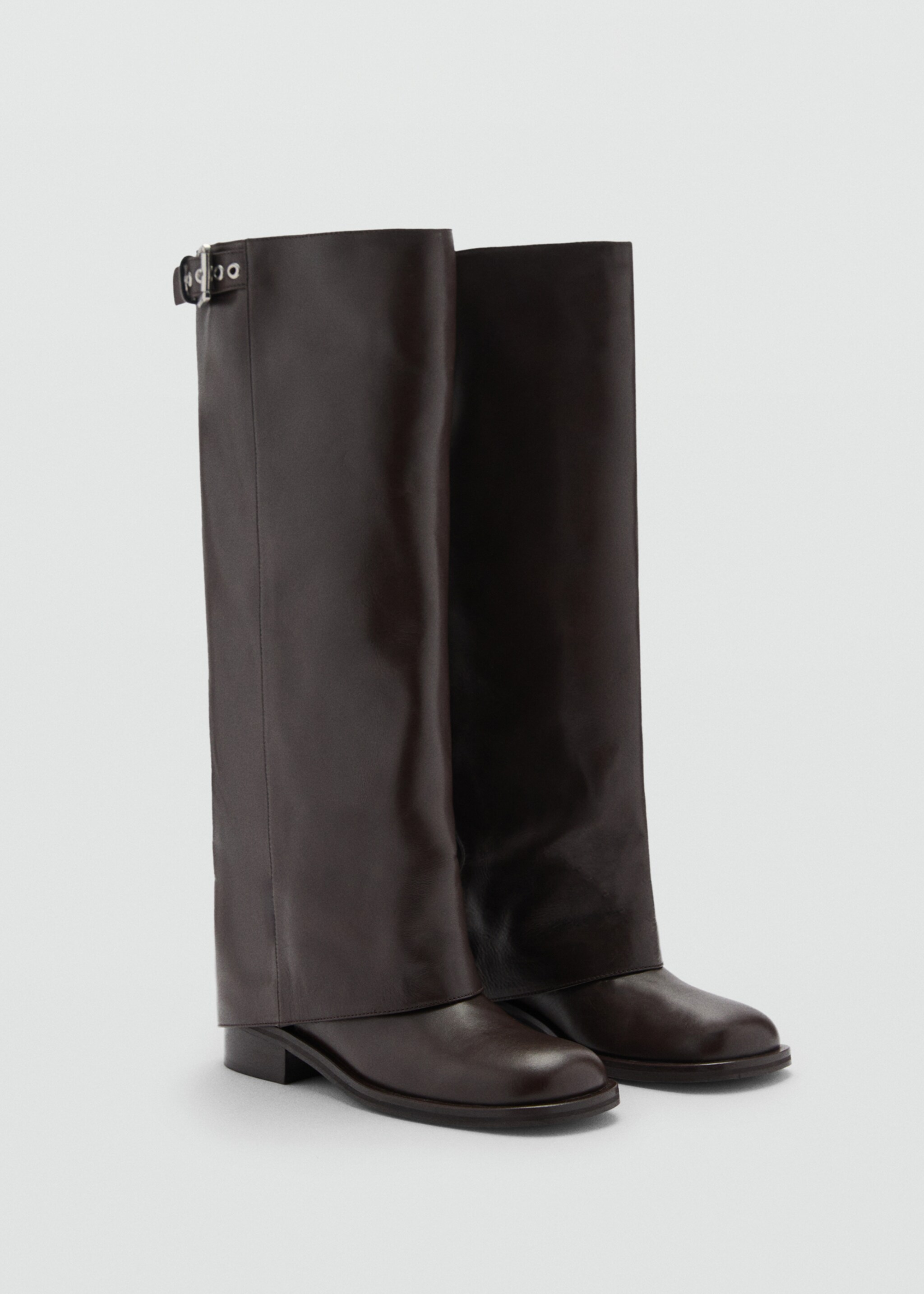 Buckle ankle boots - Medium plane