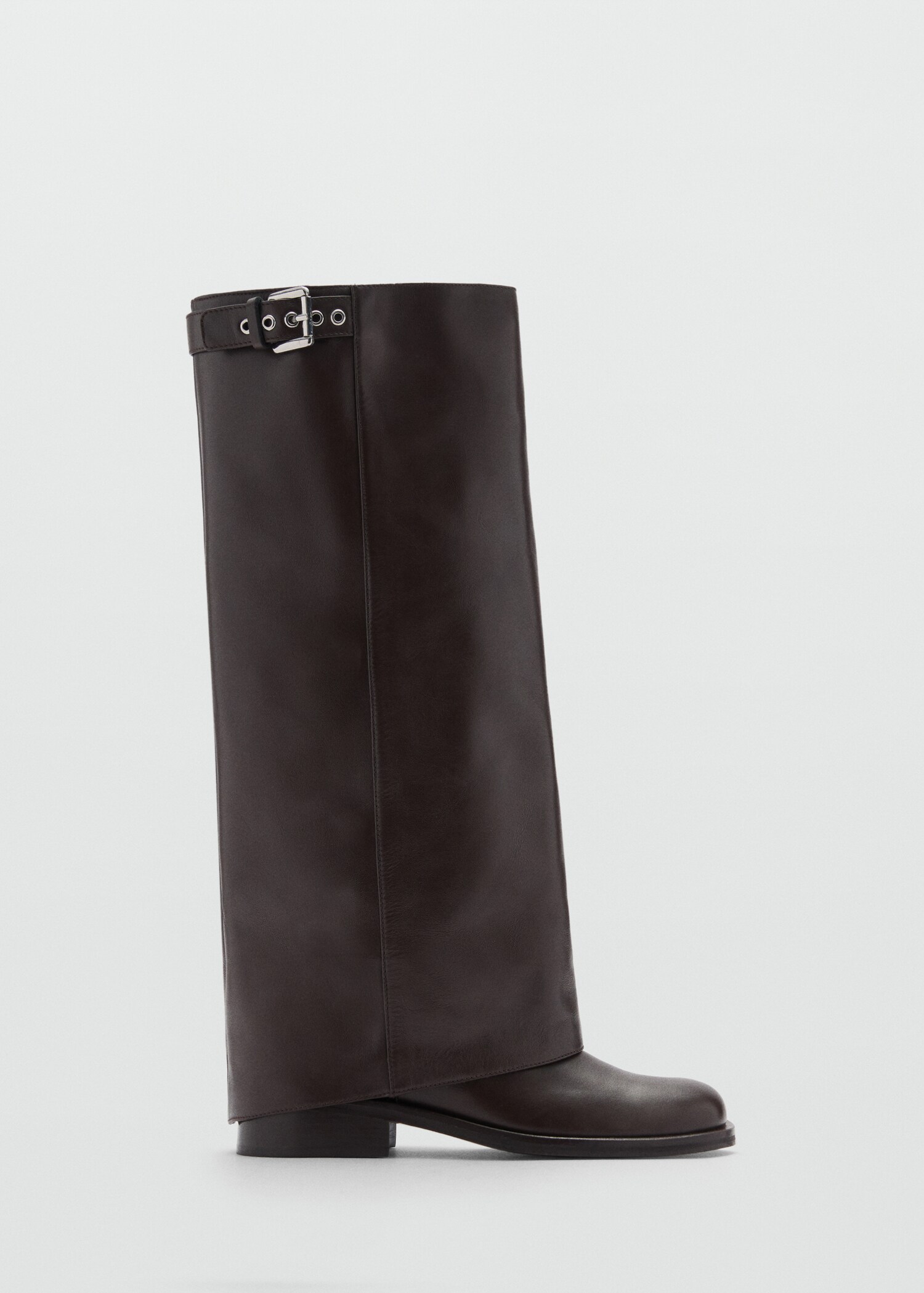 Bottines cuir boucle - Article sans modèle