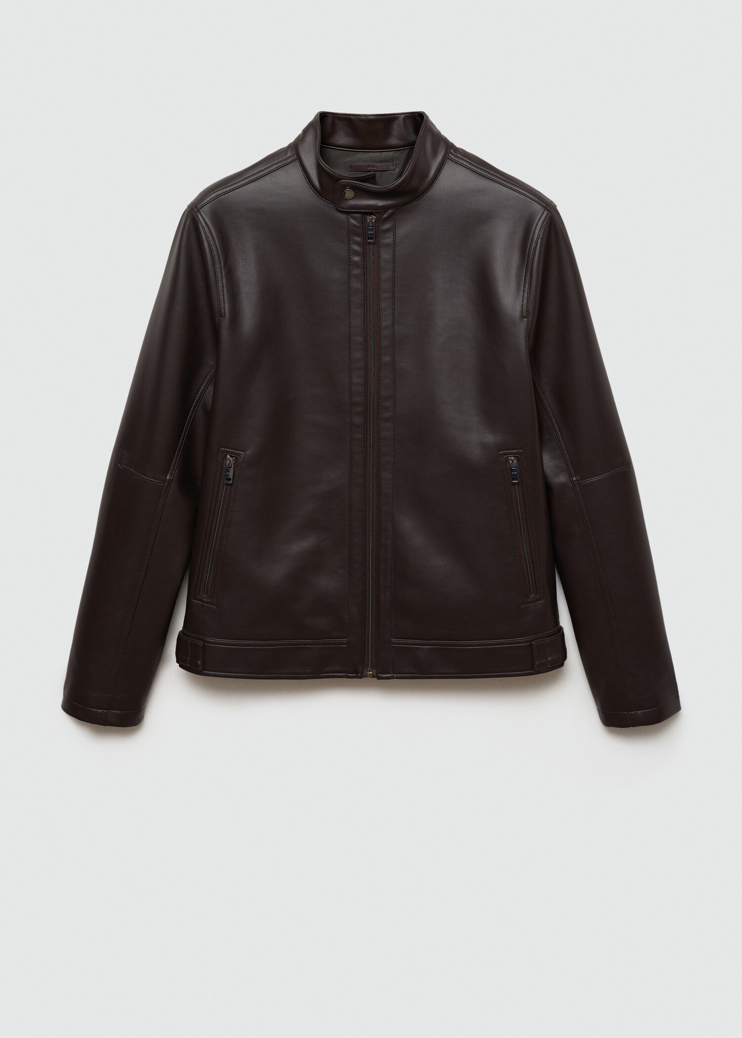 Nappa leather-effect jacket - Article without model