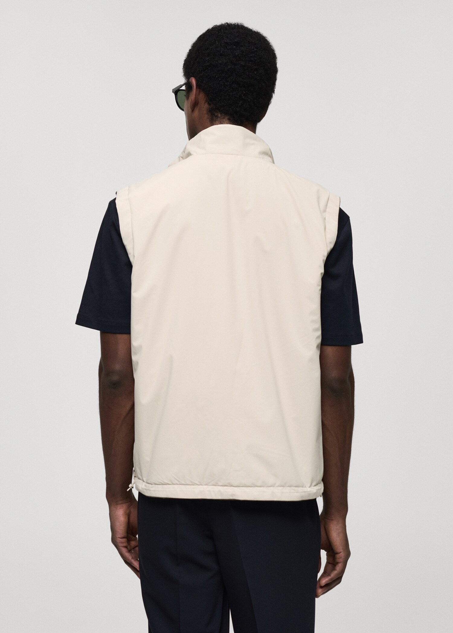 Chaleco reversible water repellent - Reverso del artículo
