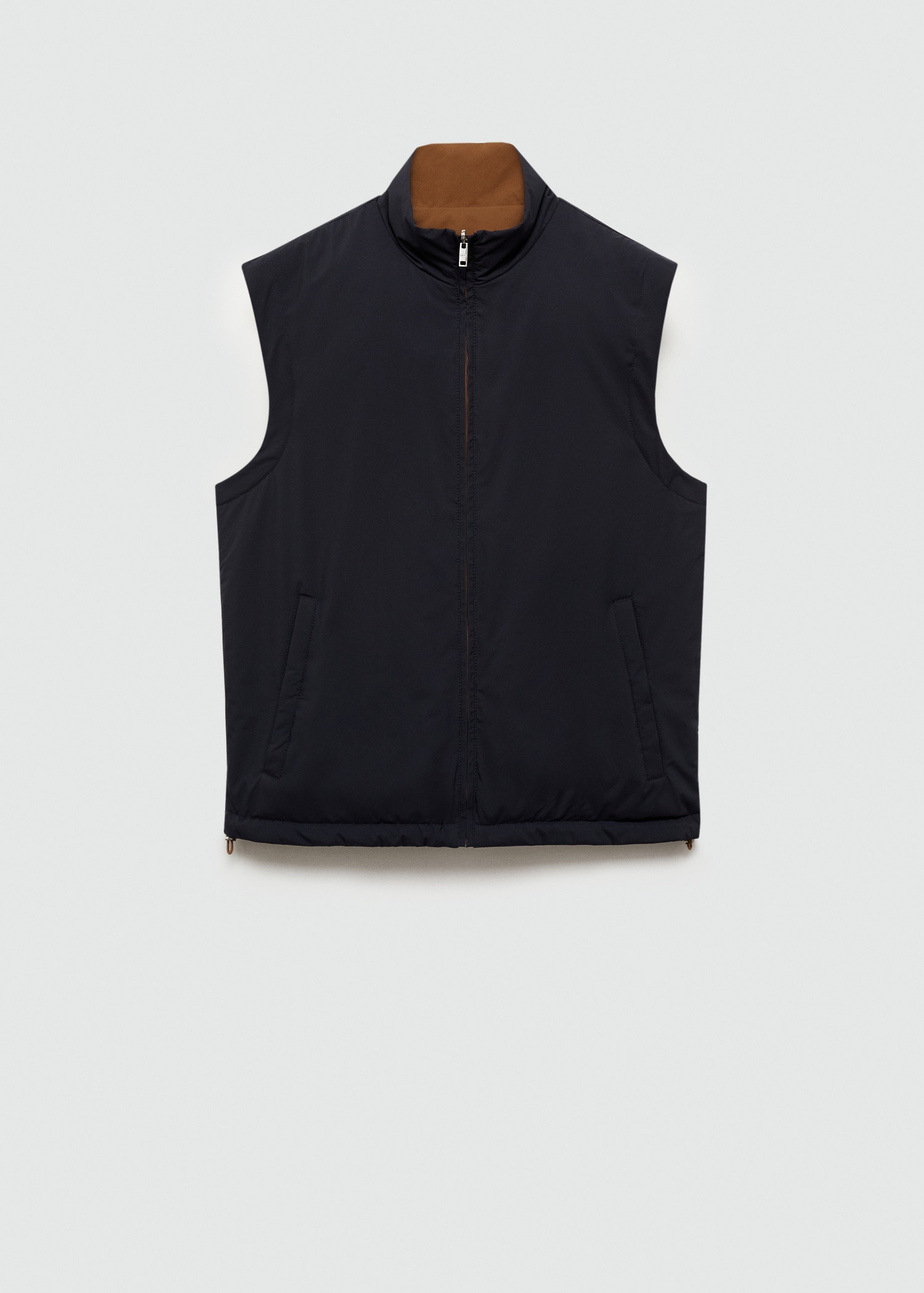 Reversible water-repellent gilet - Article without model