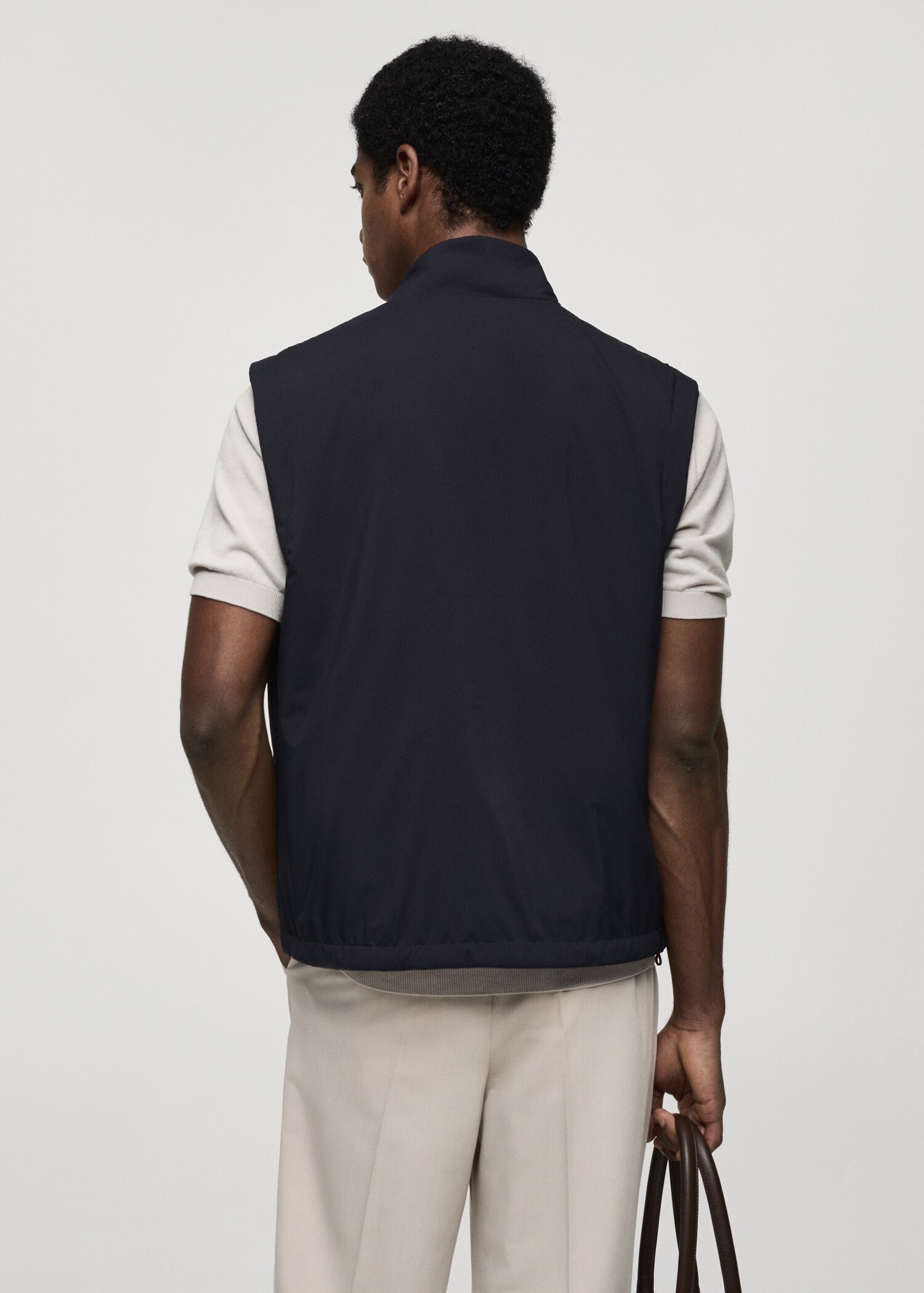 Chaleco reversible water repellent - Reverso del artículo