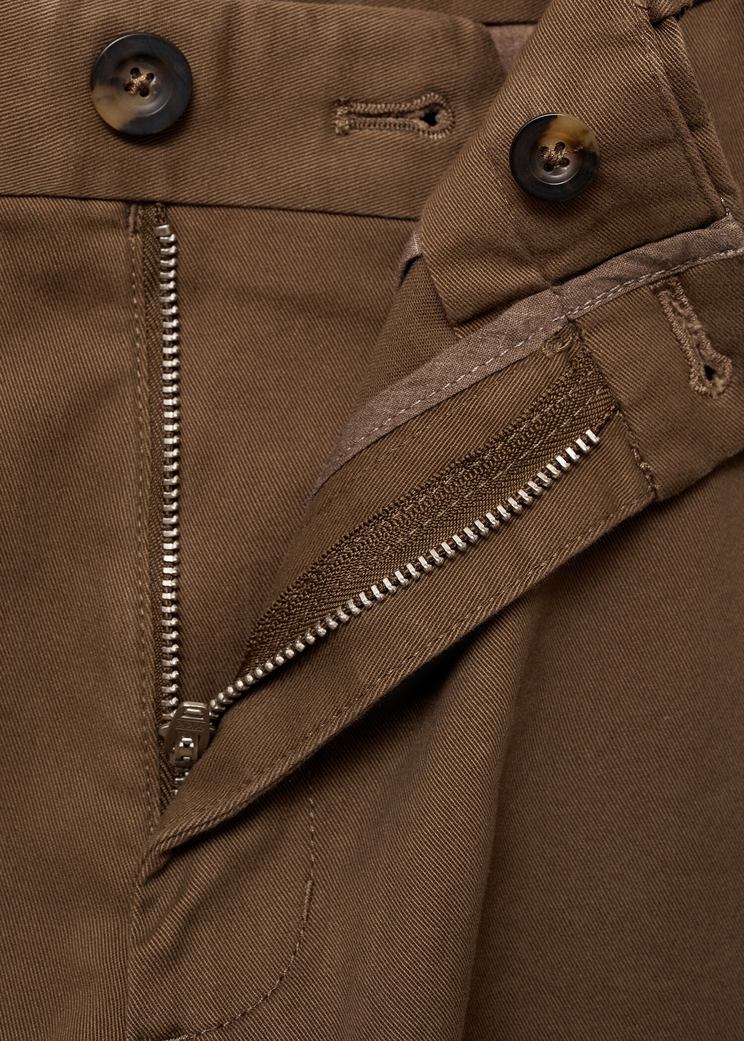 Slim fit serge chino trousers - Details of the article 8