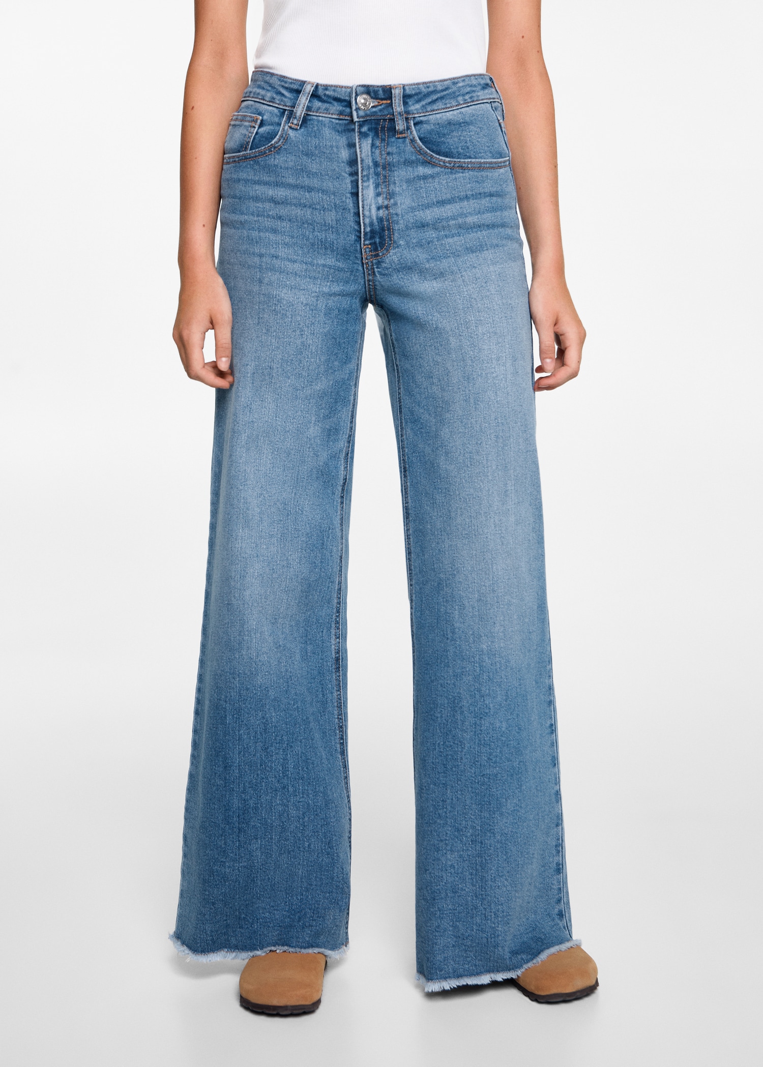 Jeans acampanados - Plano medio