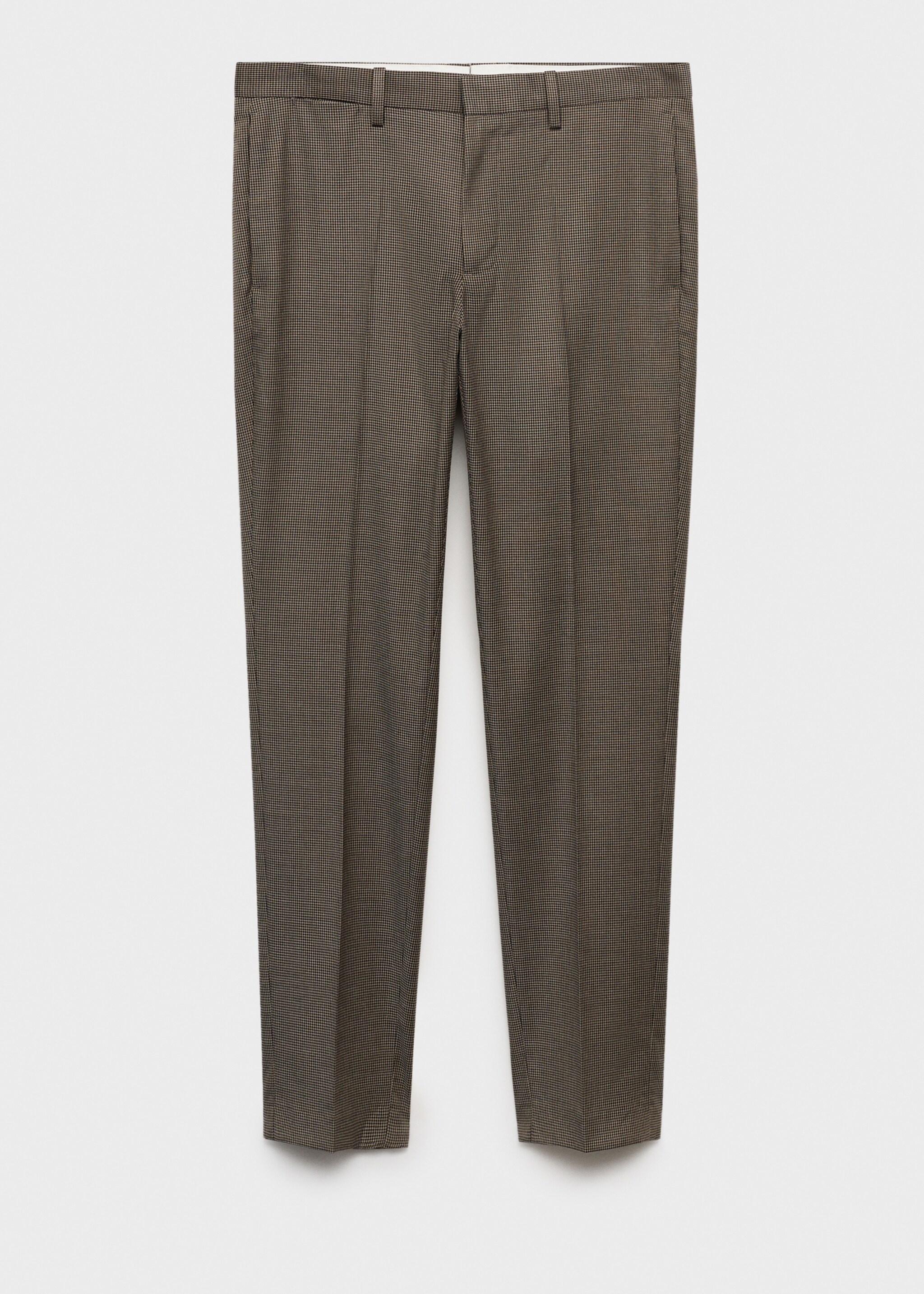 Herringbone super slim- fit suit pants - Article without model