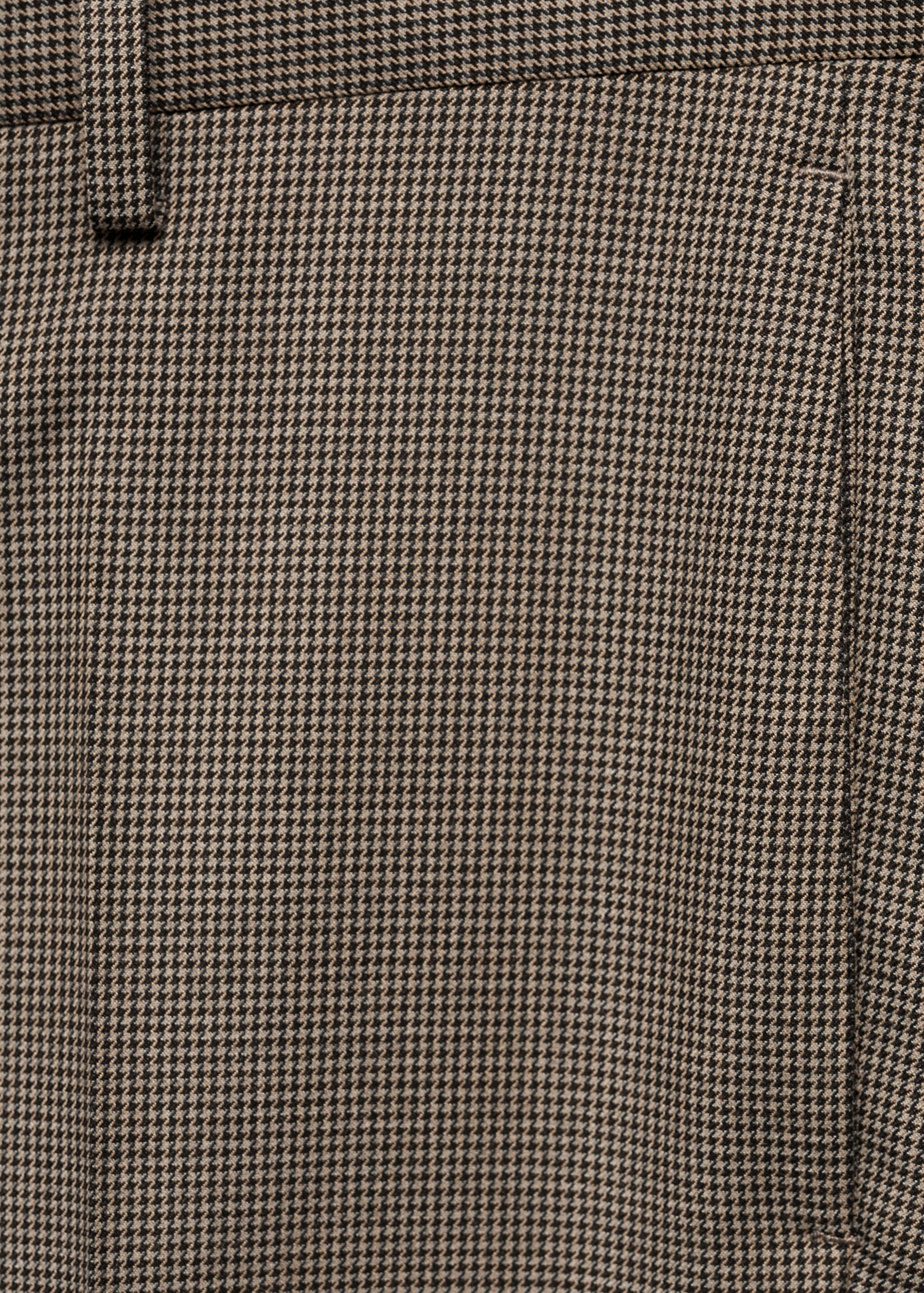 Herringbone super slim- fit suit pants - Details of the article 0