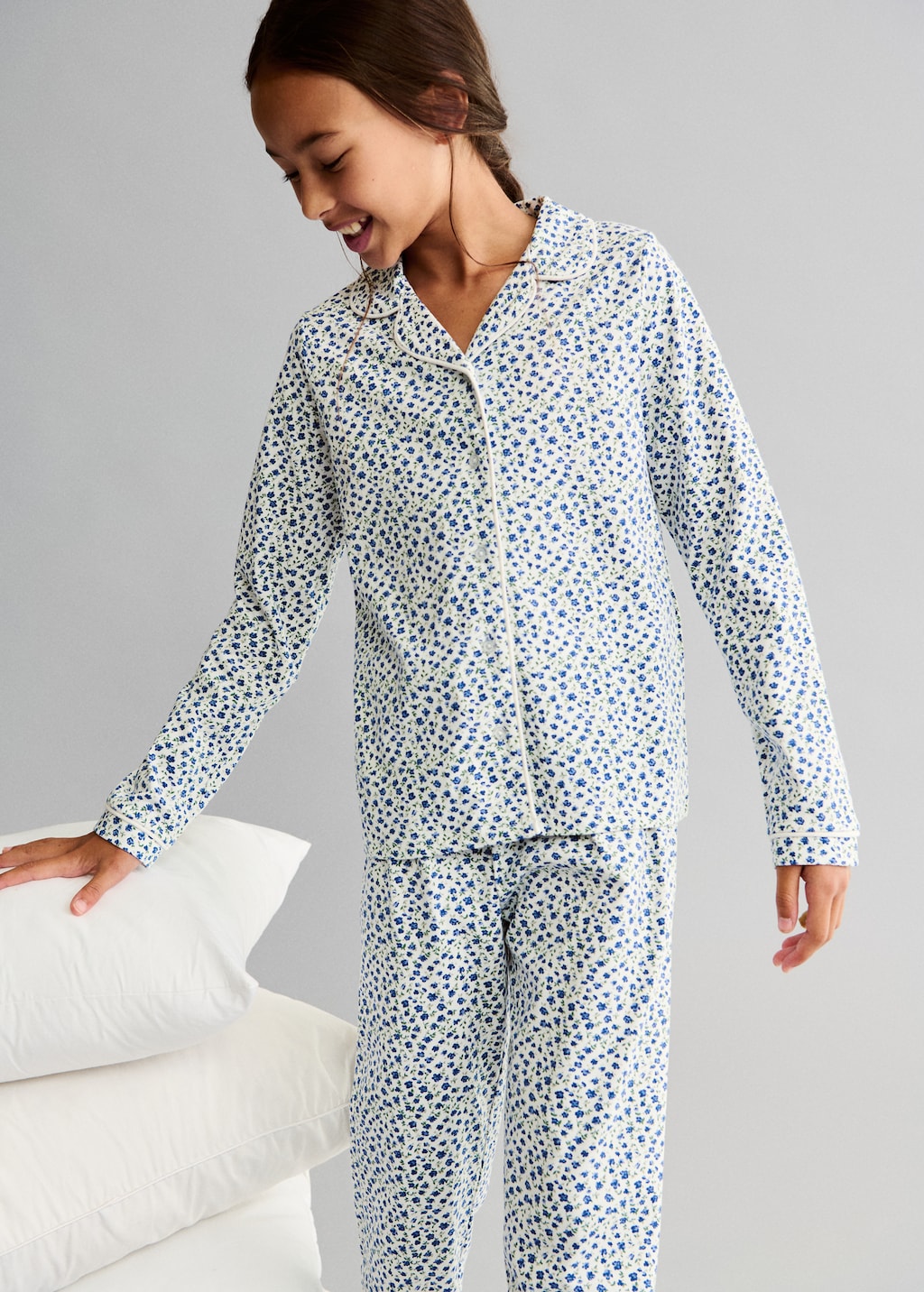 Floral cotton pyjamas Kids MANGO Canada