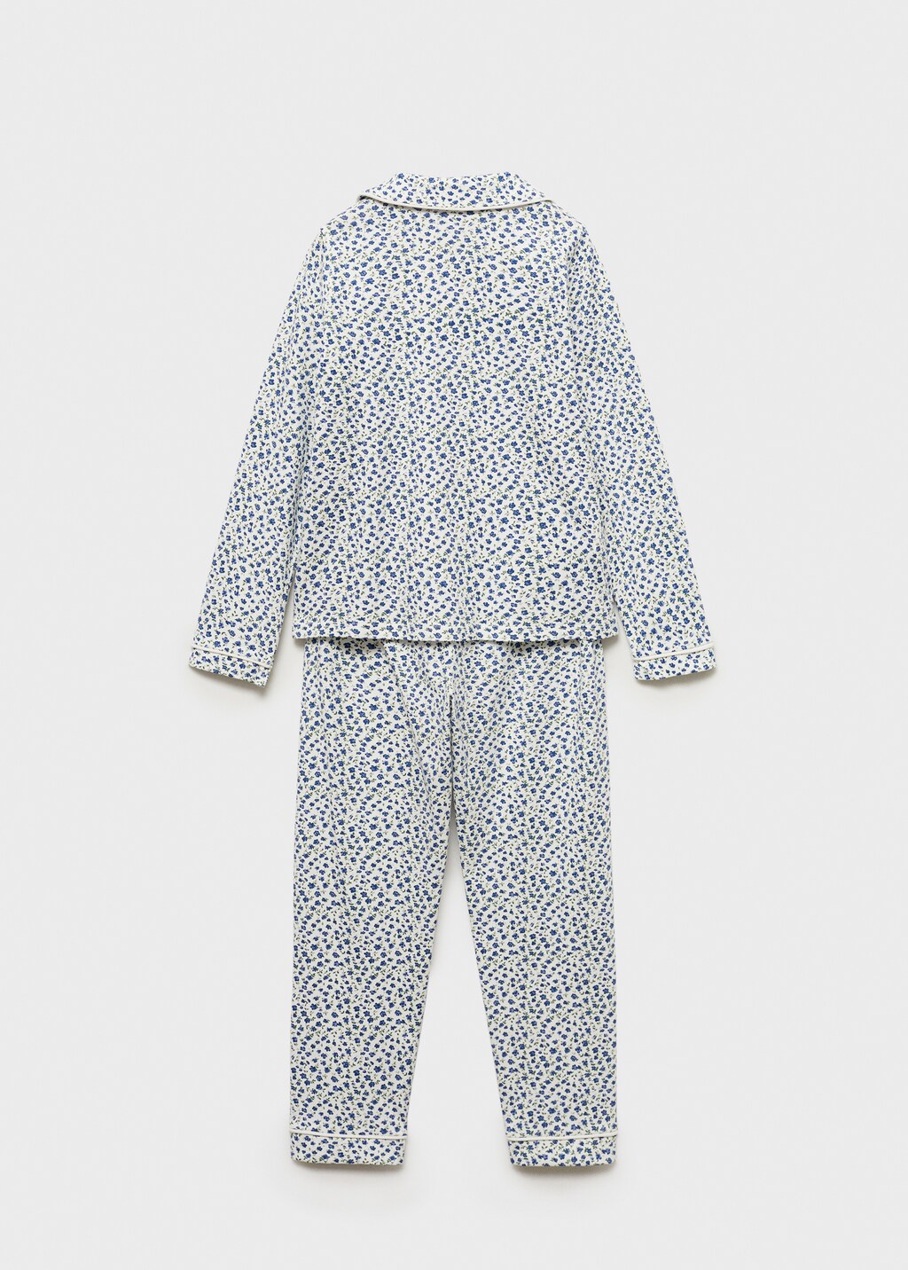 Cotton floral pajama set hotsell