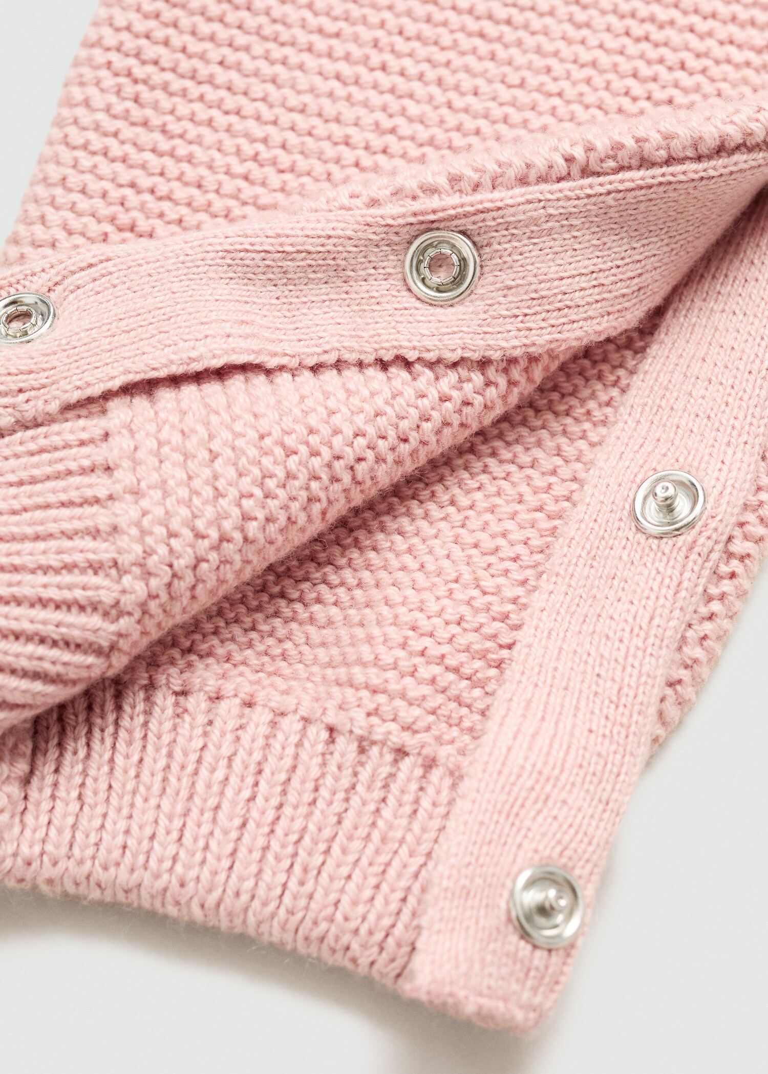 Cotton knit dungarees - Details of the article 0
