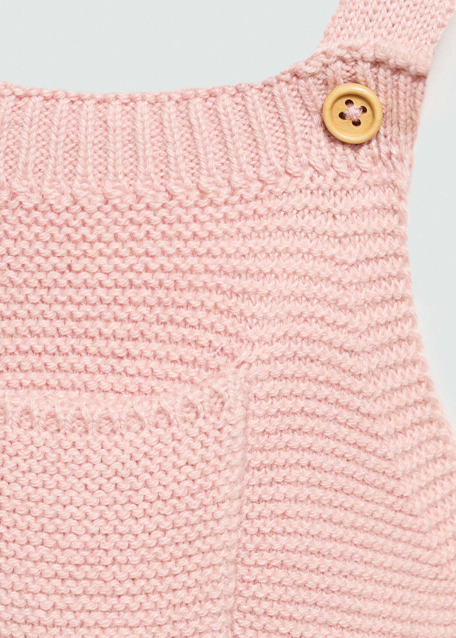 Cotton knit dungarees - Details of the article 8