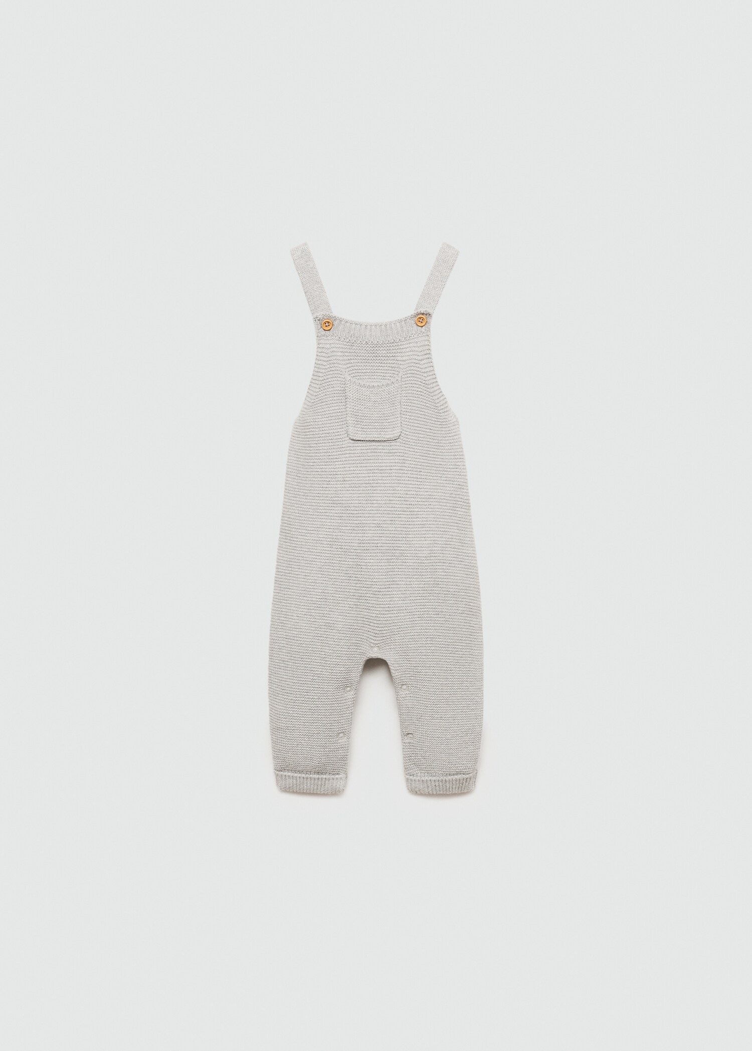 Cotton knit dungarees - Article without model