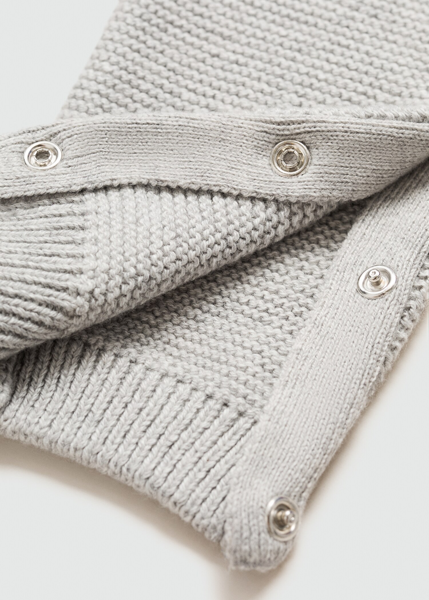 Cotton knit dungarees - Details of the article 0