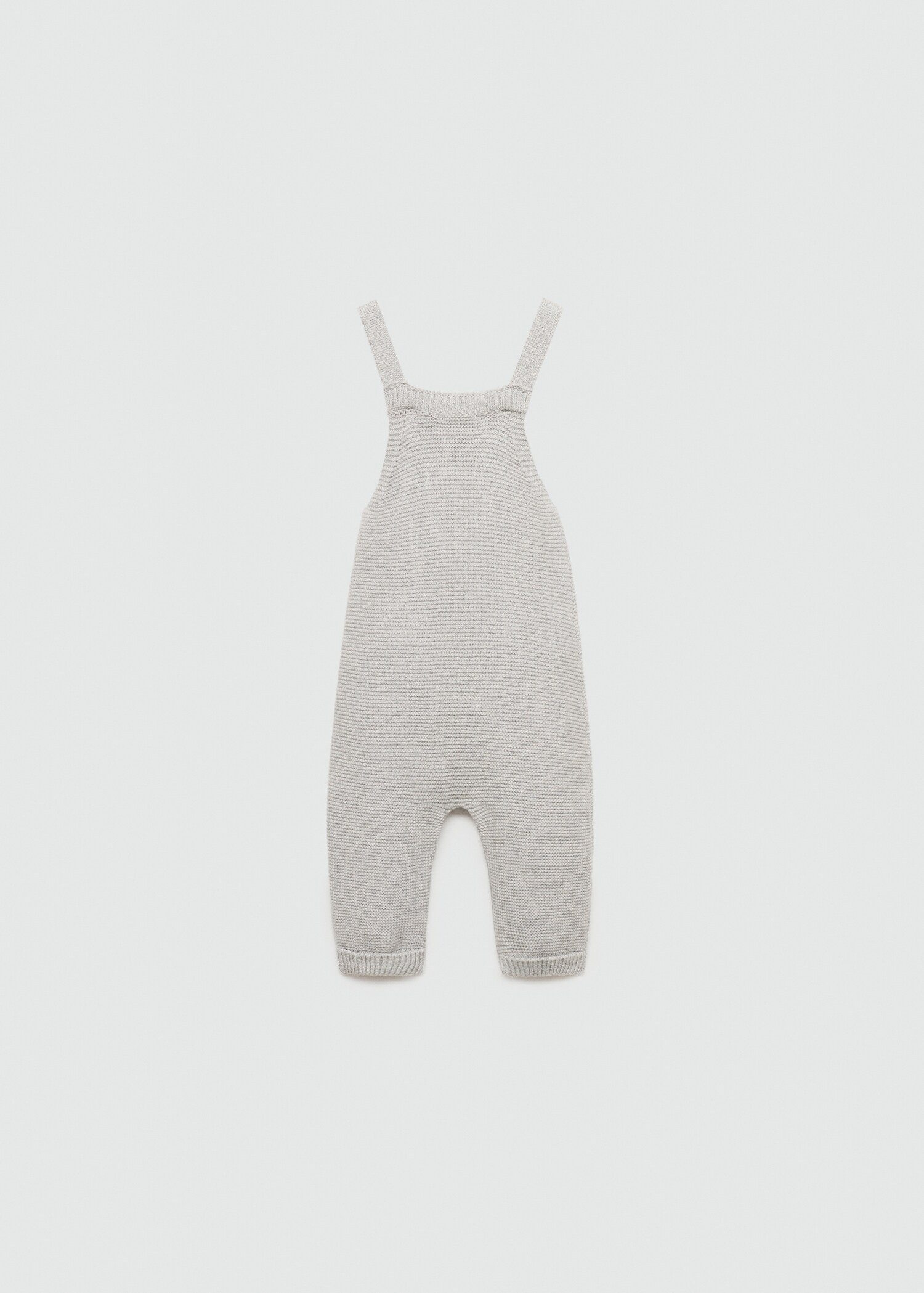 Cotton knit dungarees - Reverse of the article
