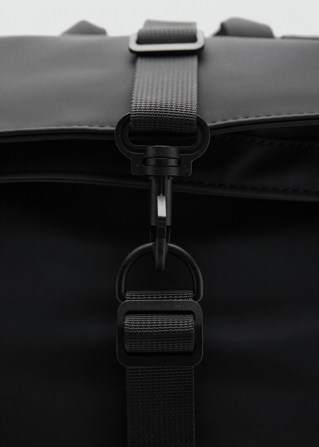Mango lapel nylon backpack sale