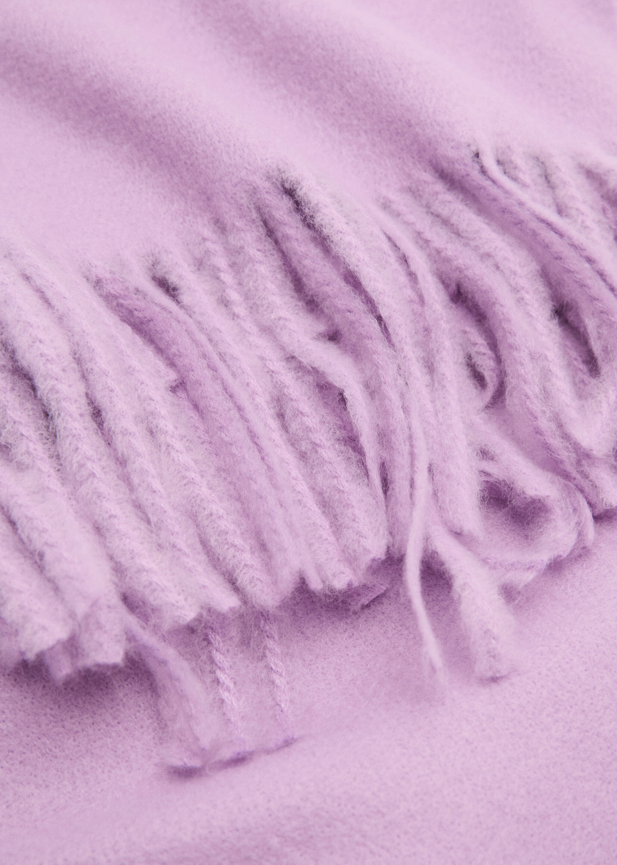 Fringed edge scarf - Medium plane