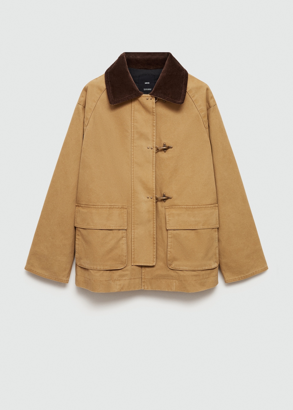Mango parka coat best sale