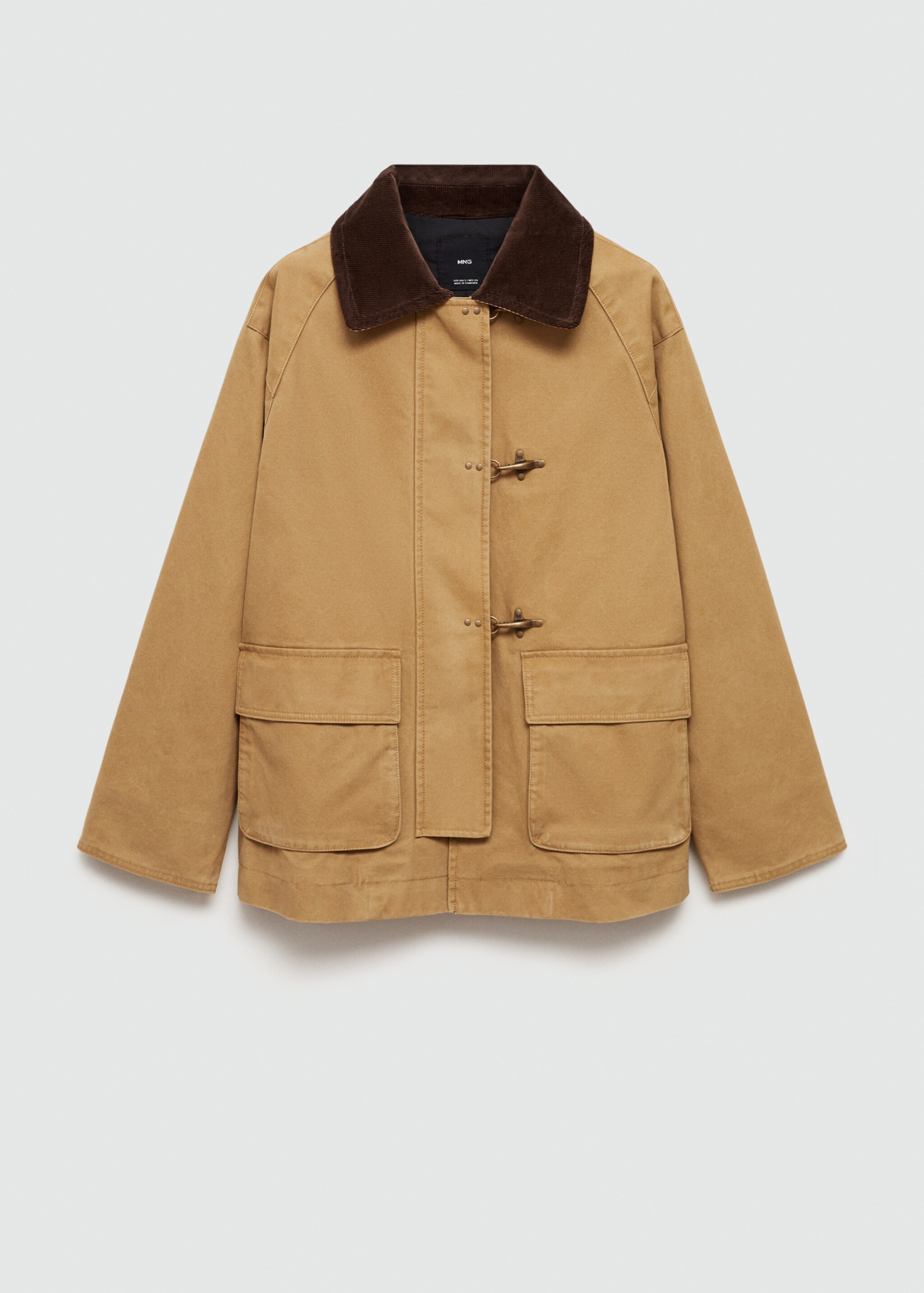 Pockets cotton parka - Article without model