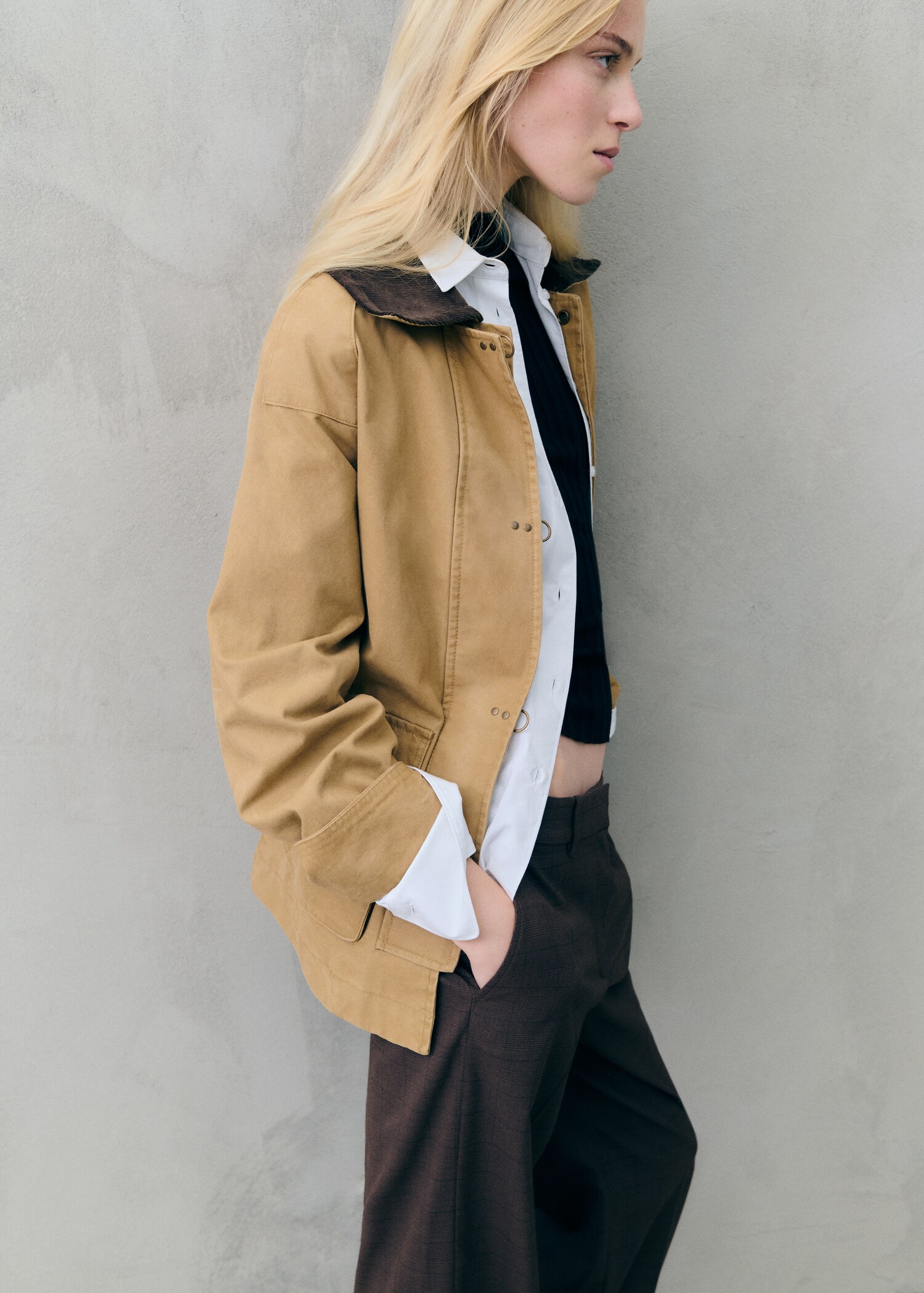 Parka coton à poches - Détail de l'article 7