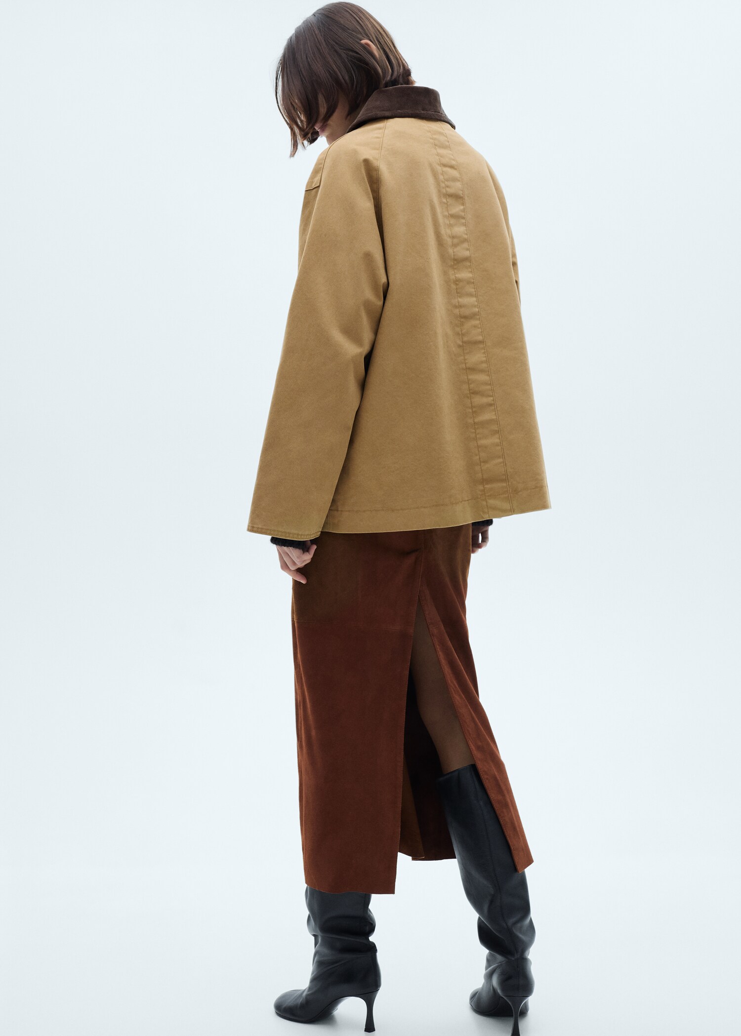 Parka coton à poches - Verso de l’article