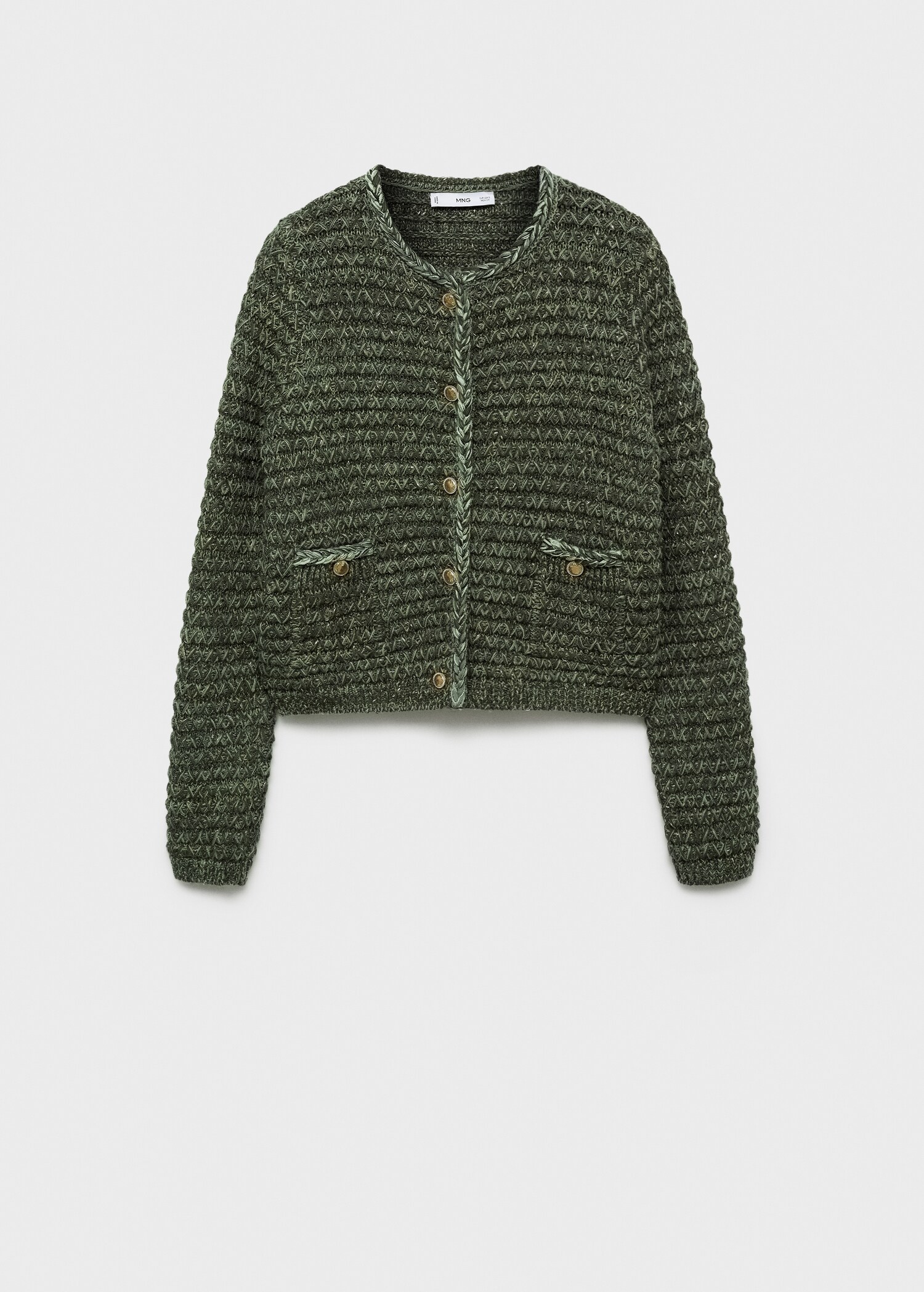 Cardigan Lurex à grosse maille - Article sans modèle