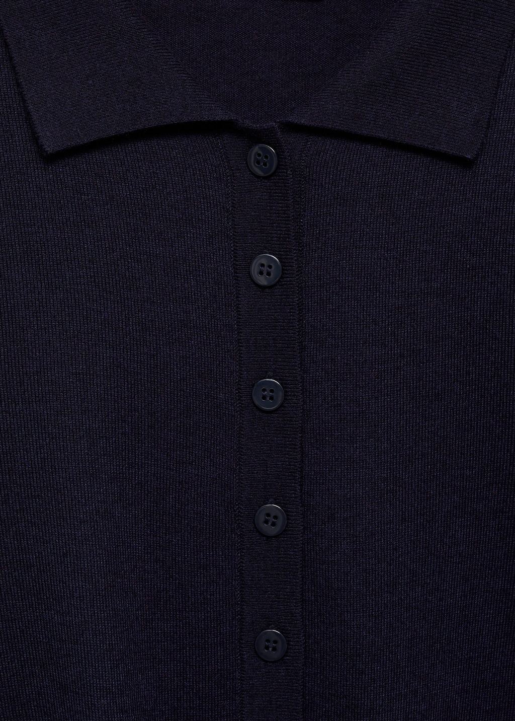 Polo-neck cardigan - Women | MANGO USA