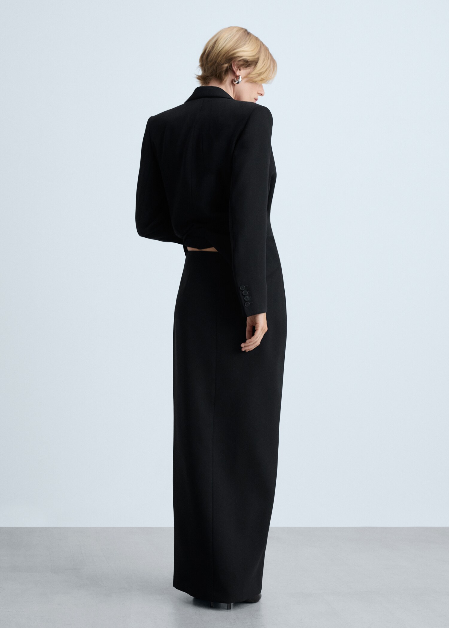 Jupe tailleur fendue - Verso de l’article