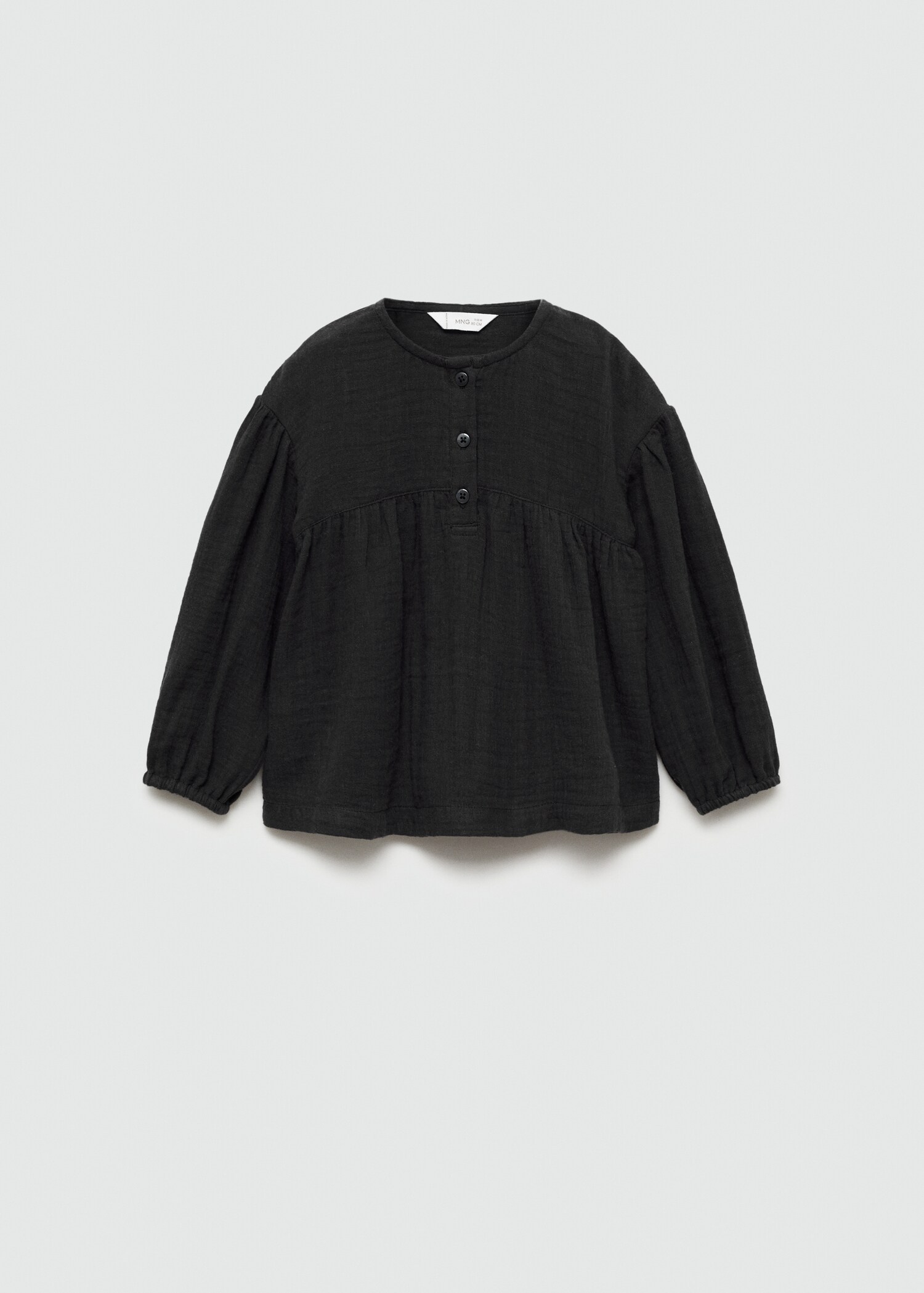Blouse coton tissu plissé - Article sans modèle