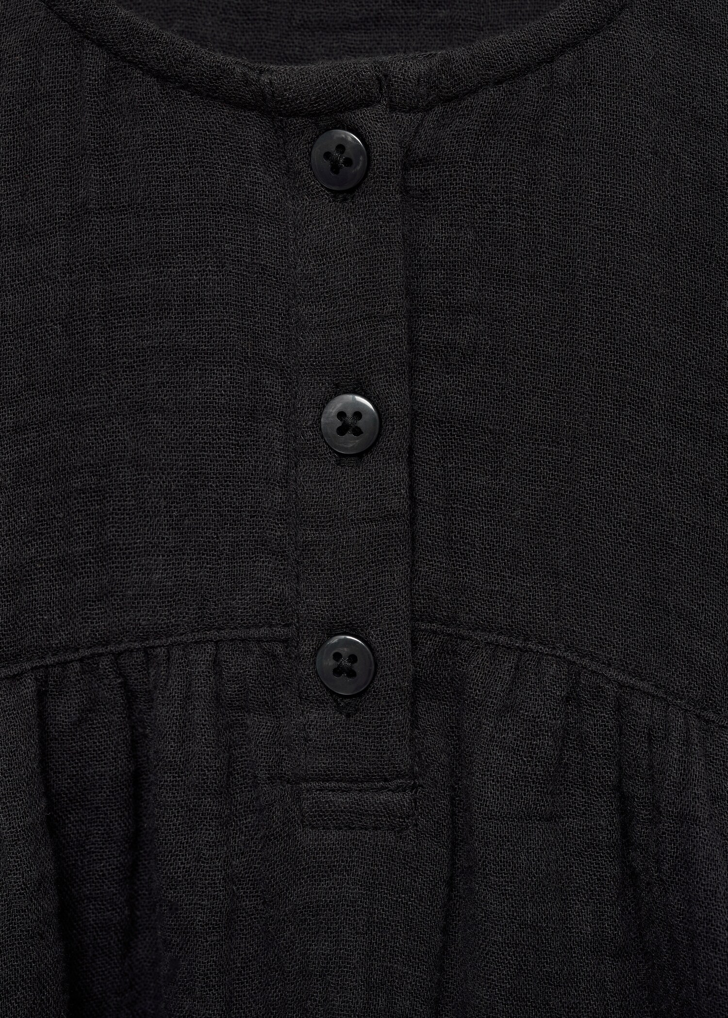 Blouse coton tissu plissé - Détail de l'article 0
