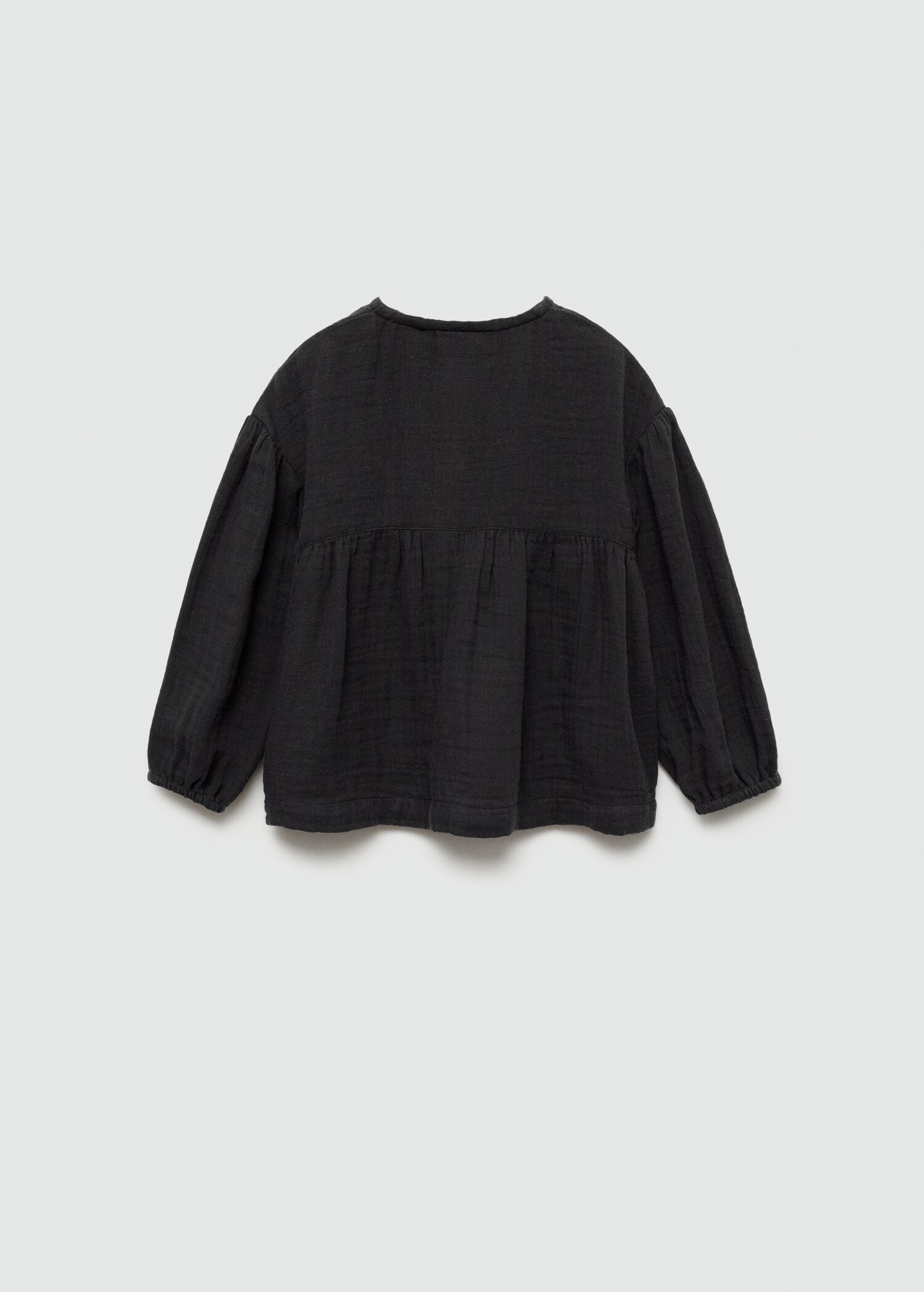 Blouse coton tissu plissé - Verso de l’article