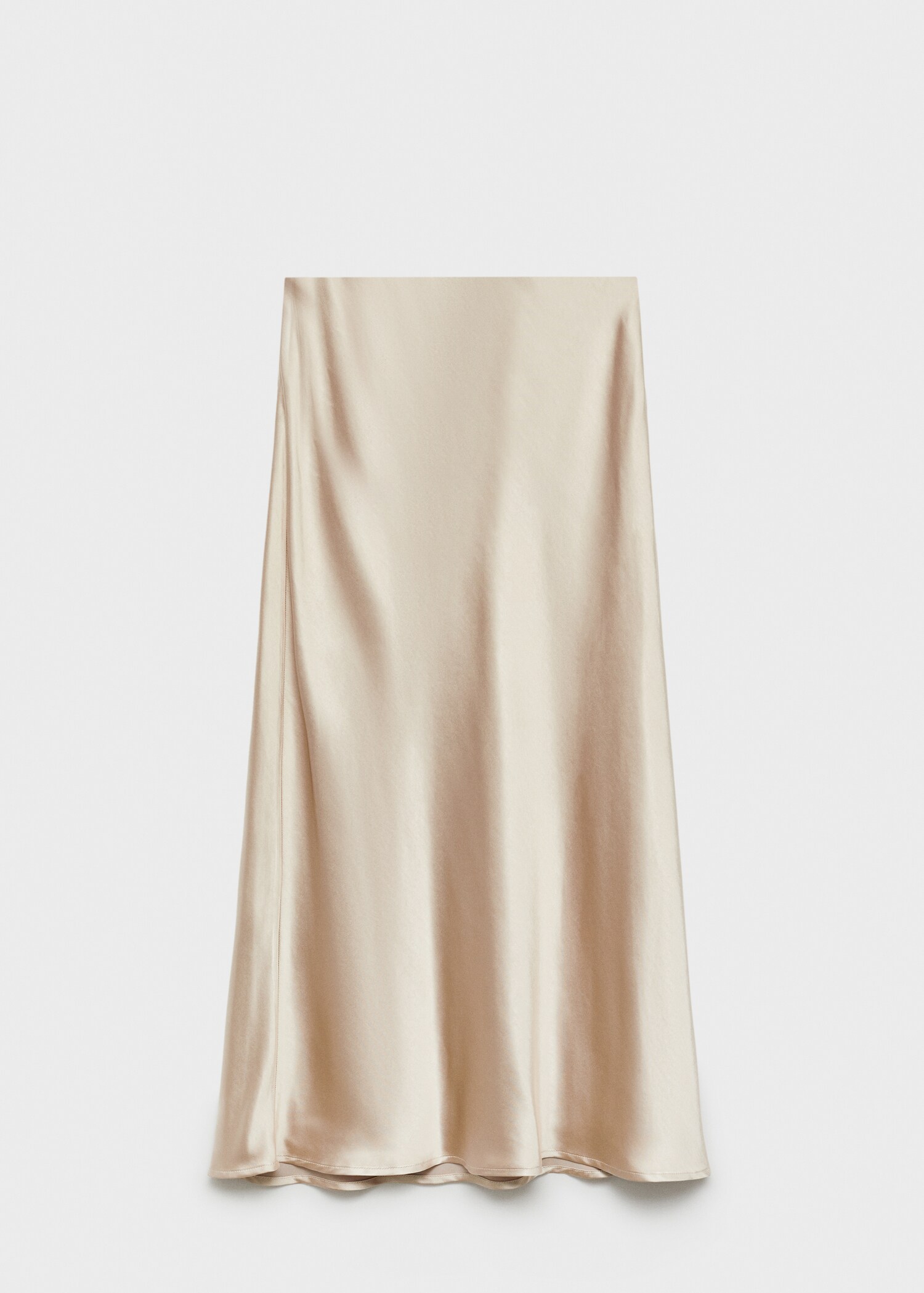Midi satin skirt - Article without model