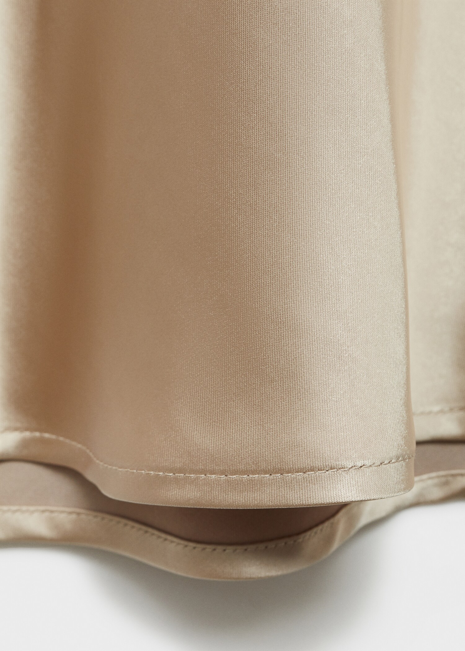 Midi satin skirt - Details of the article 8