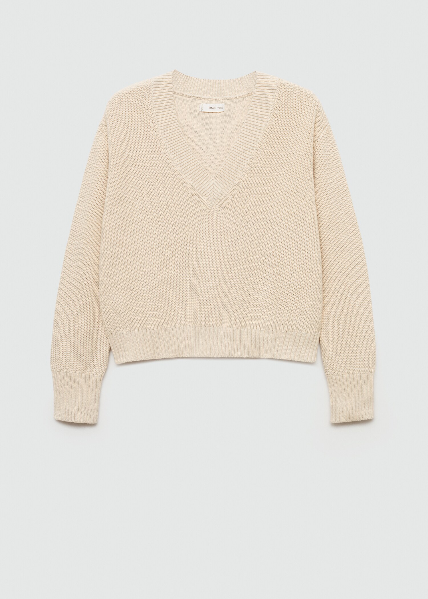 Pull-over à col en V - Article sans modèle