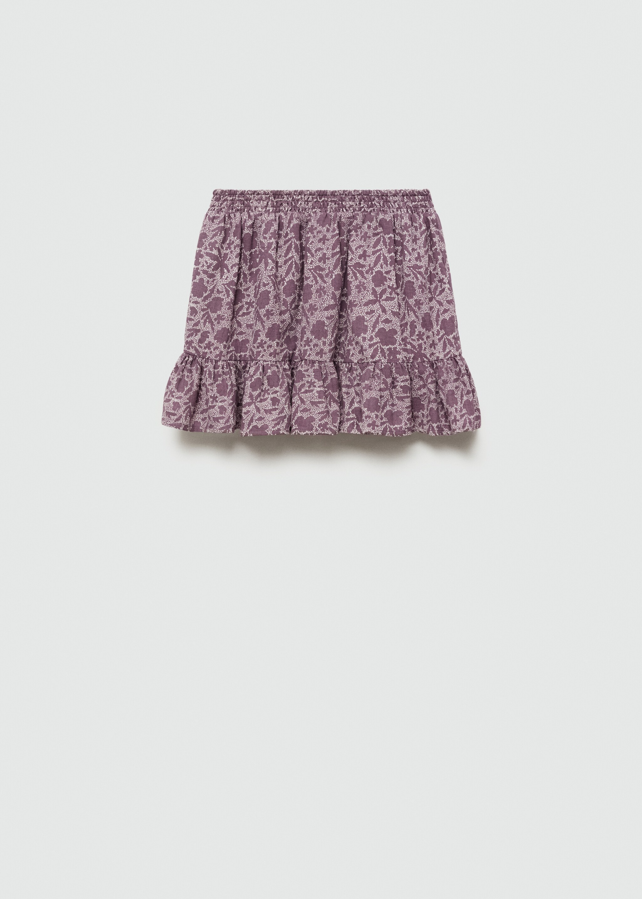 Printed ruffle skirt - Reverse of the article
