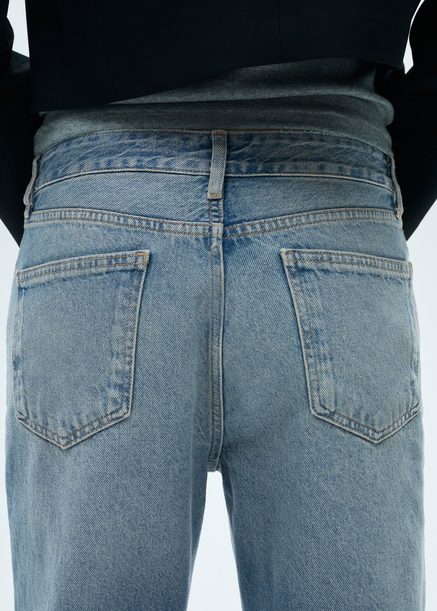 Jeans rectos tiro bajo - Detalle del artículo 1