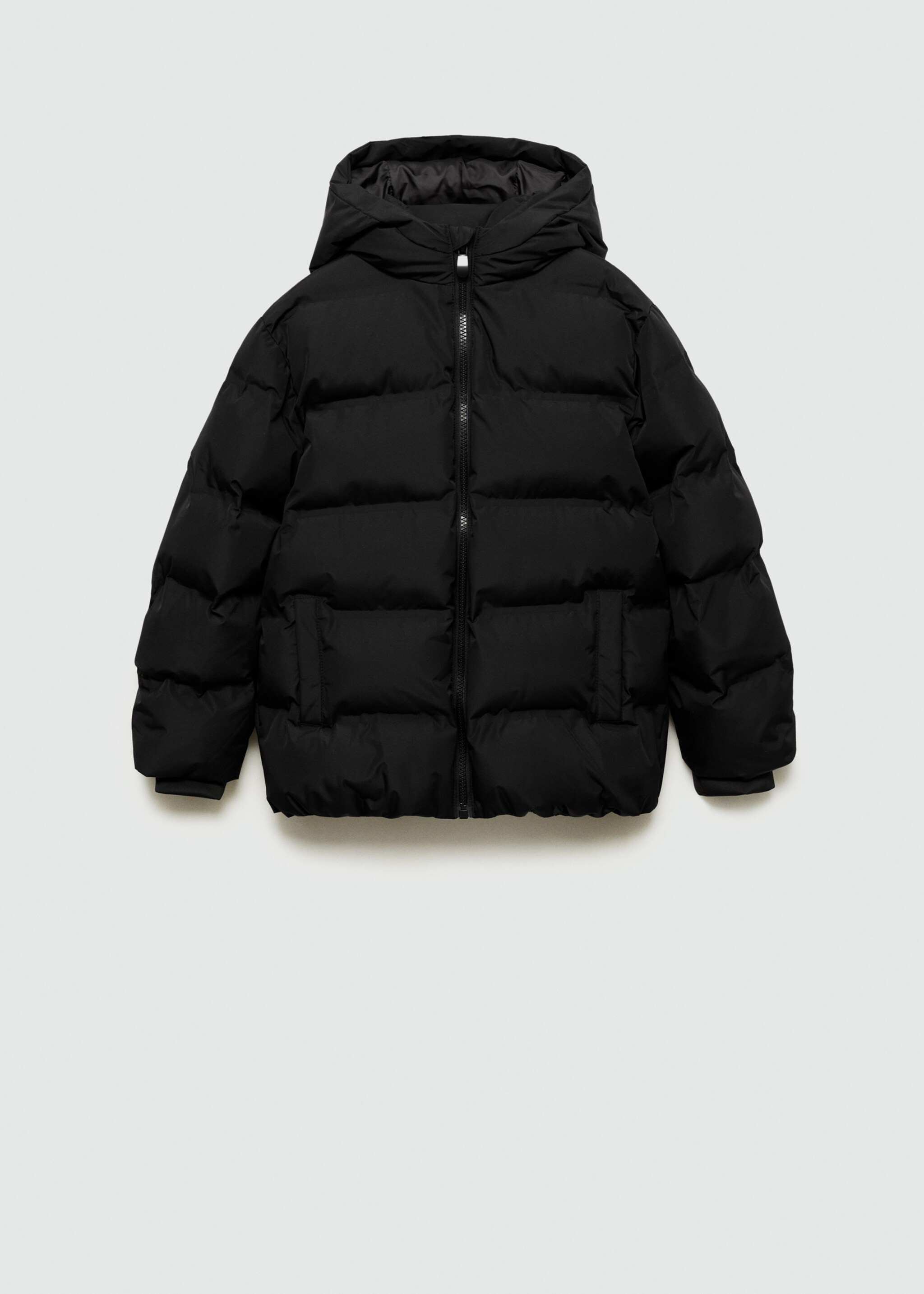 Hood quilted coat - Article without model