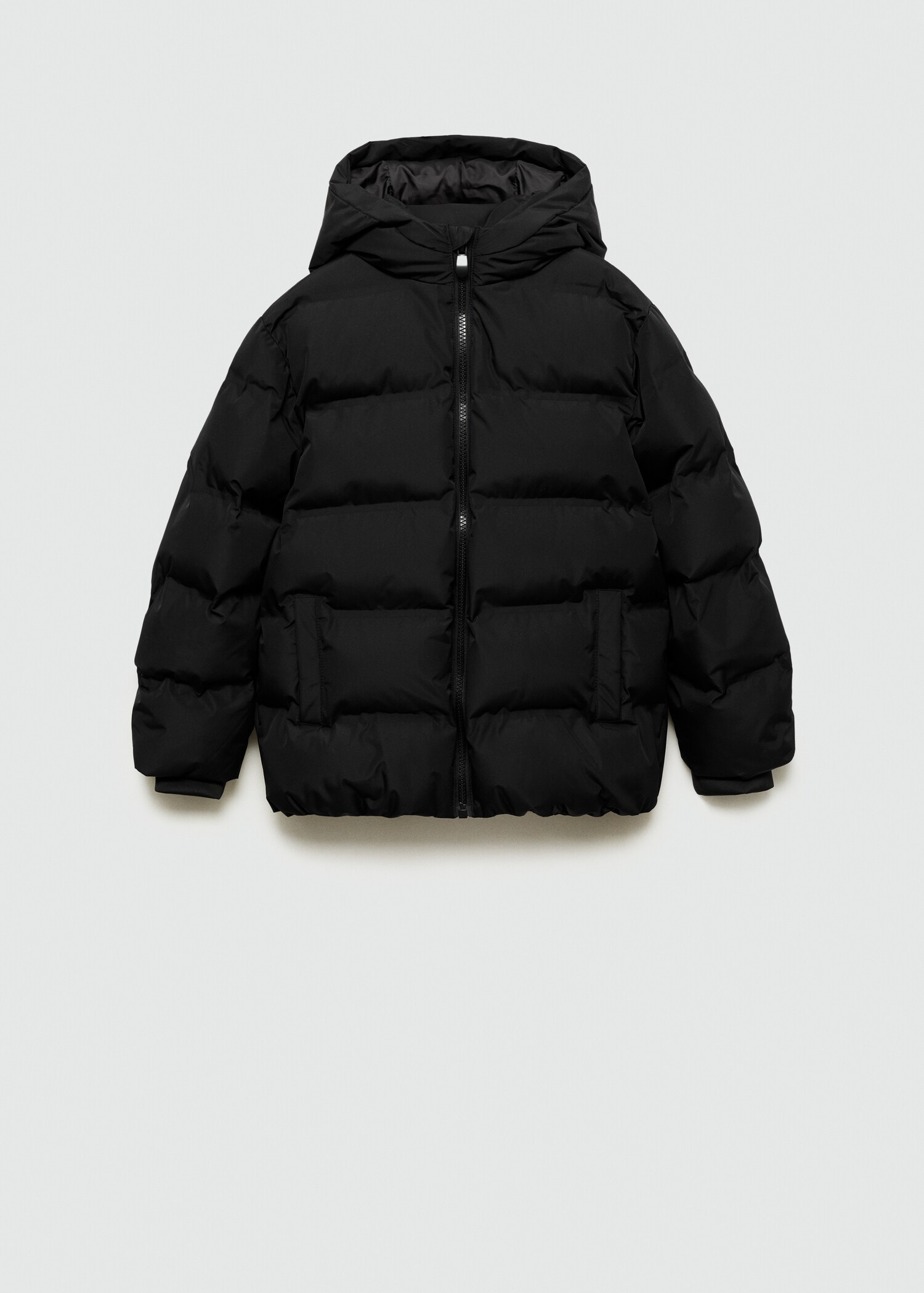 Hood quilted coat - Article without model