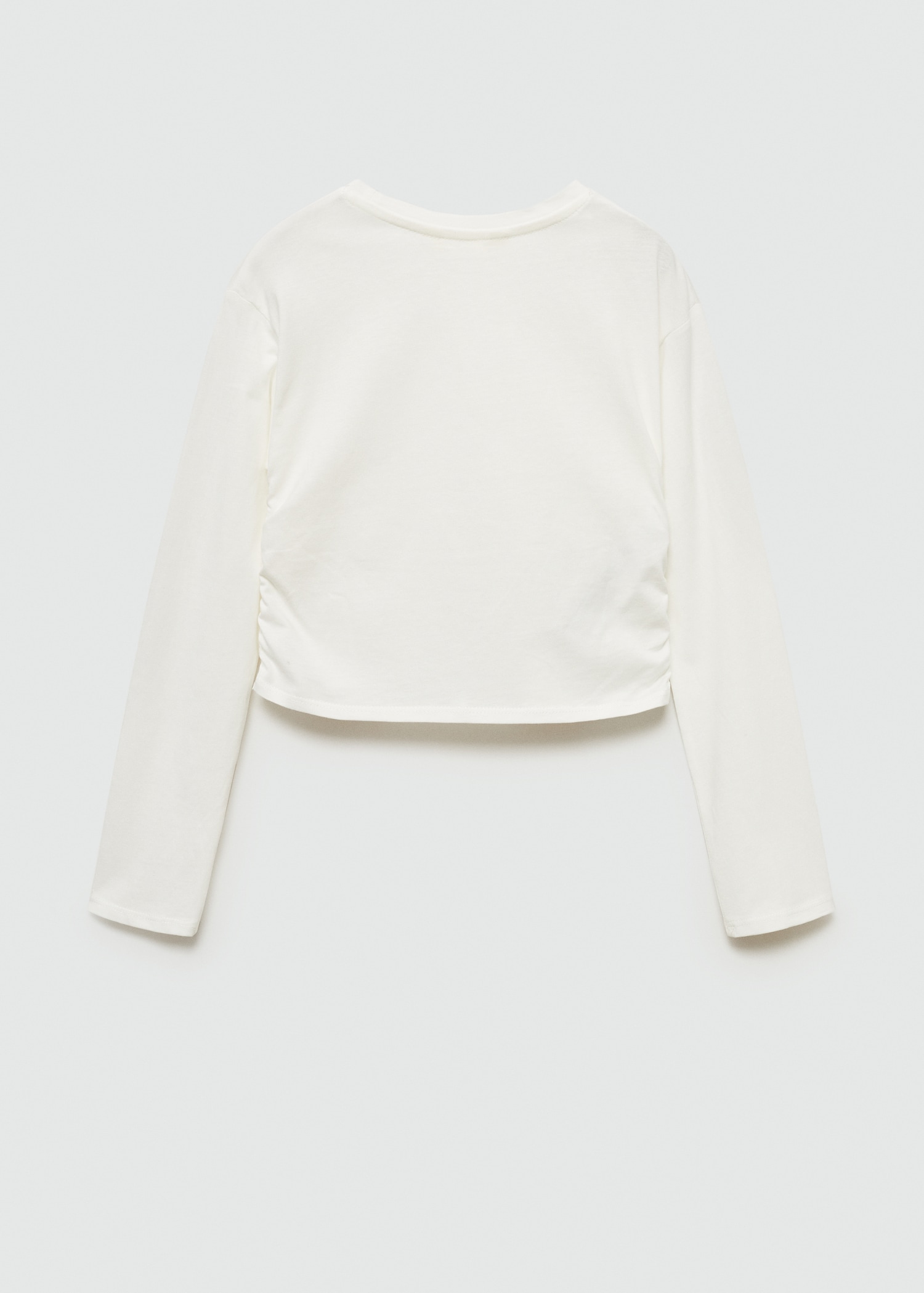 Ruched detail T-shirt - Reverse of the article