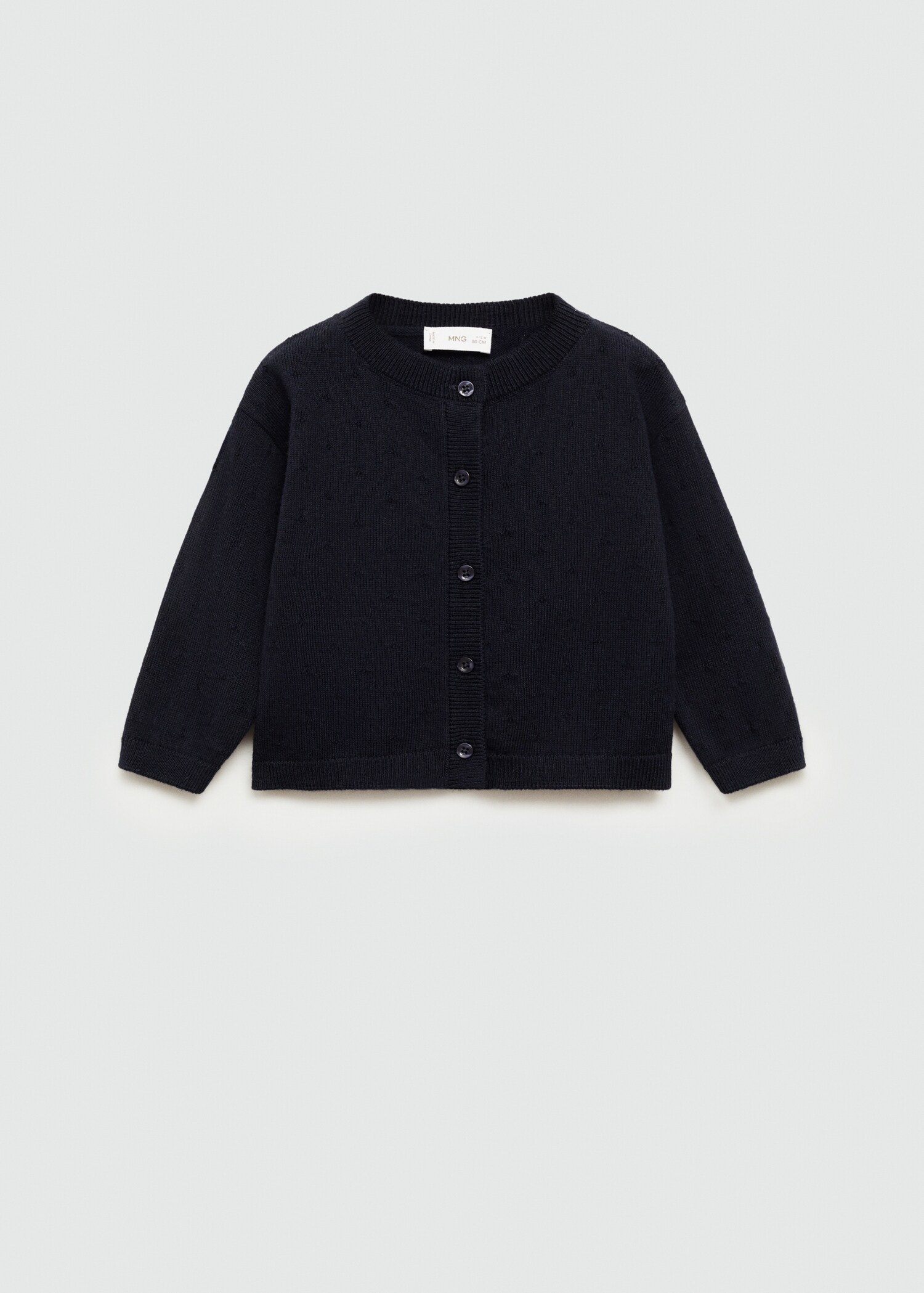 Button knit cardigan - Article without model