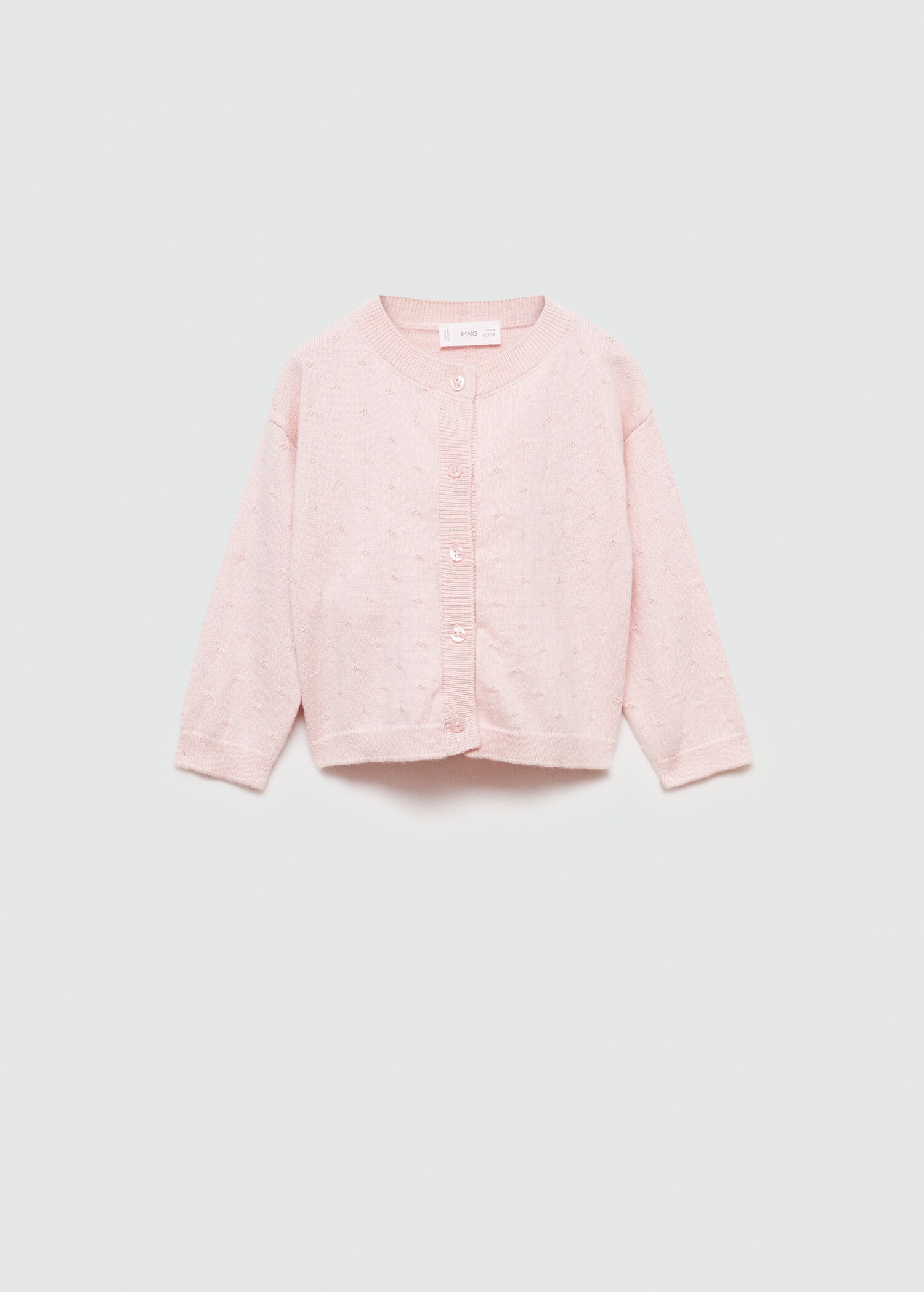 Button knit cardigan - Article without model