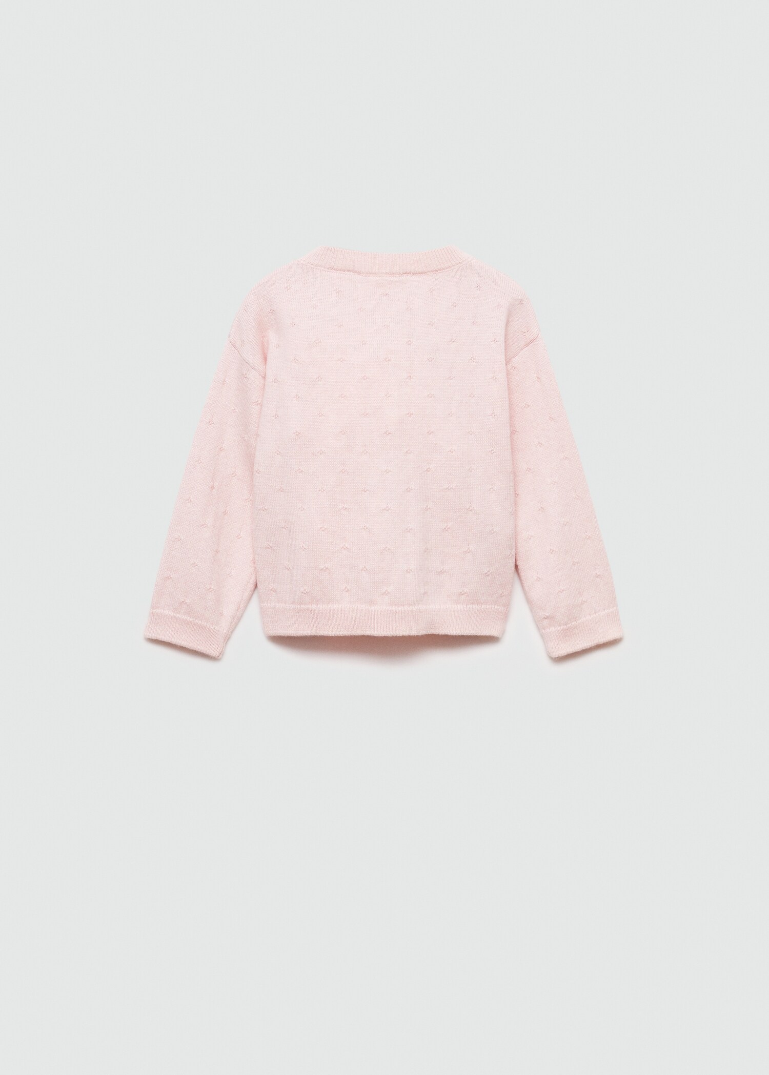 Button knit cardigan - Reverse of the article