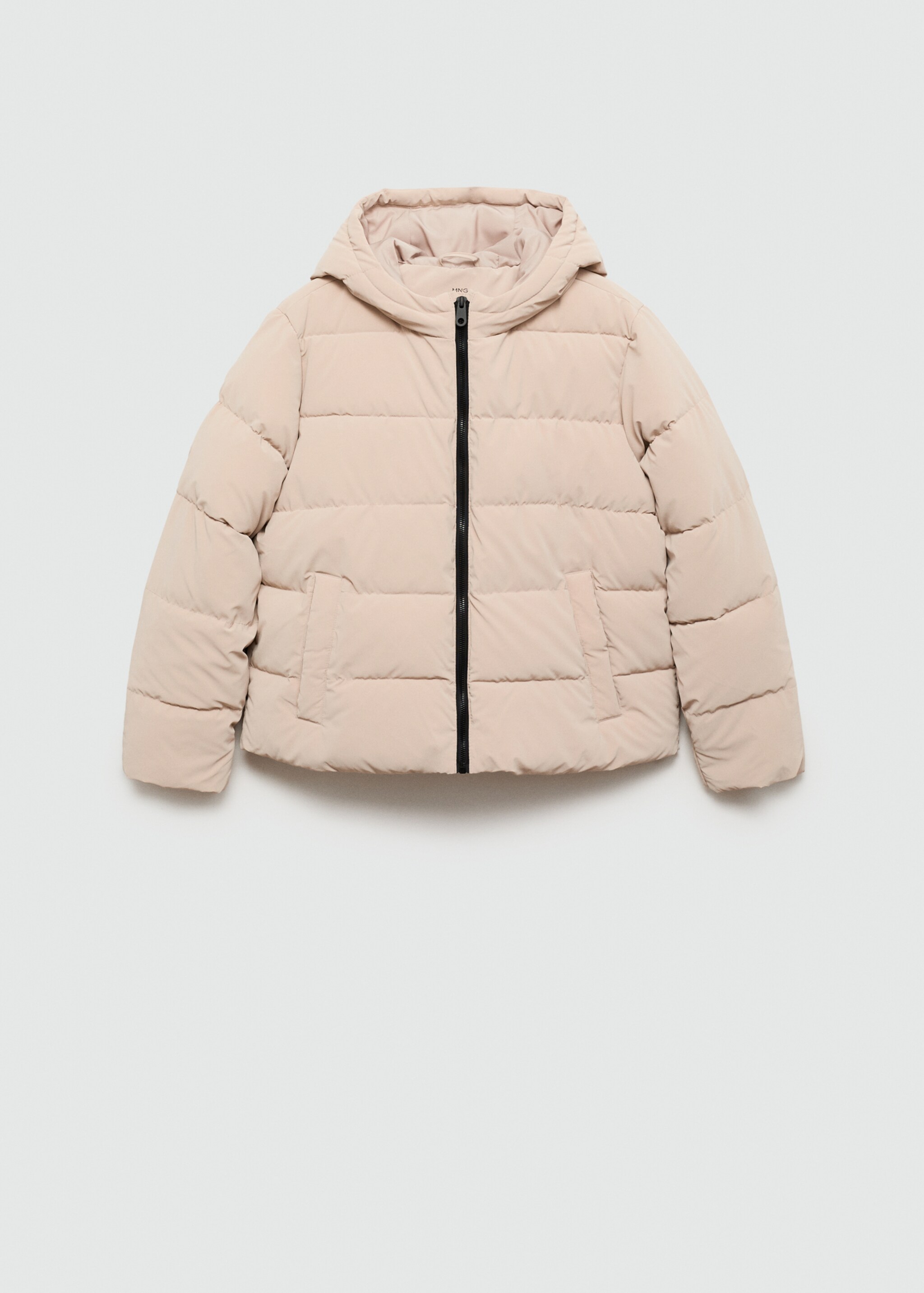 Hood quilted coat - Article without model
