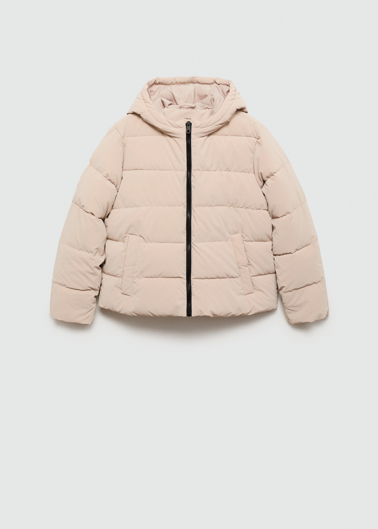 Hood quilted coat - Article without model