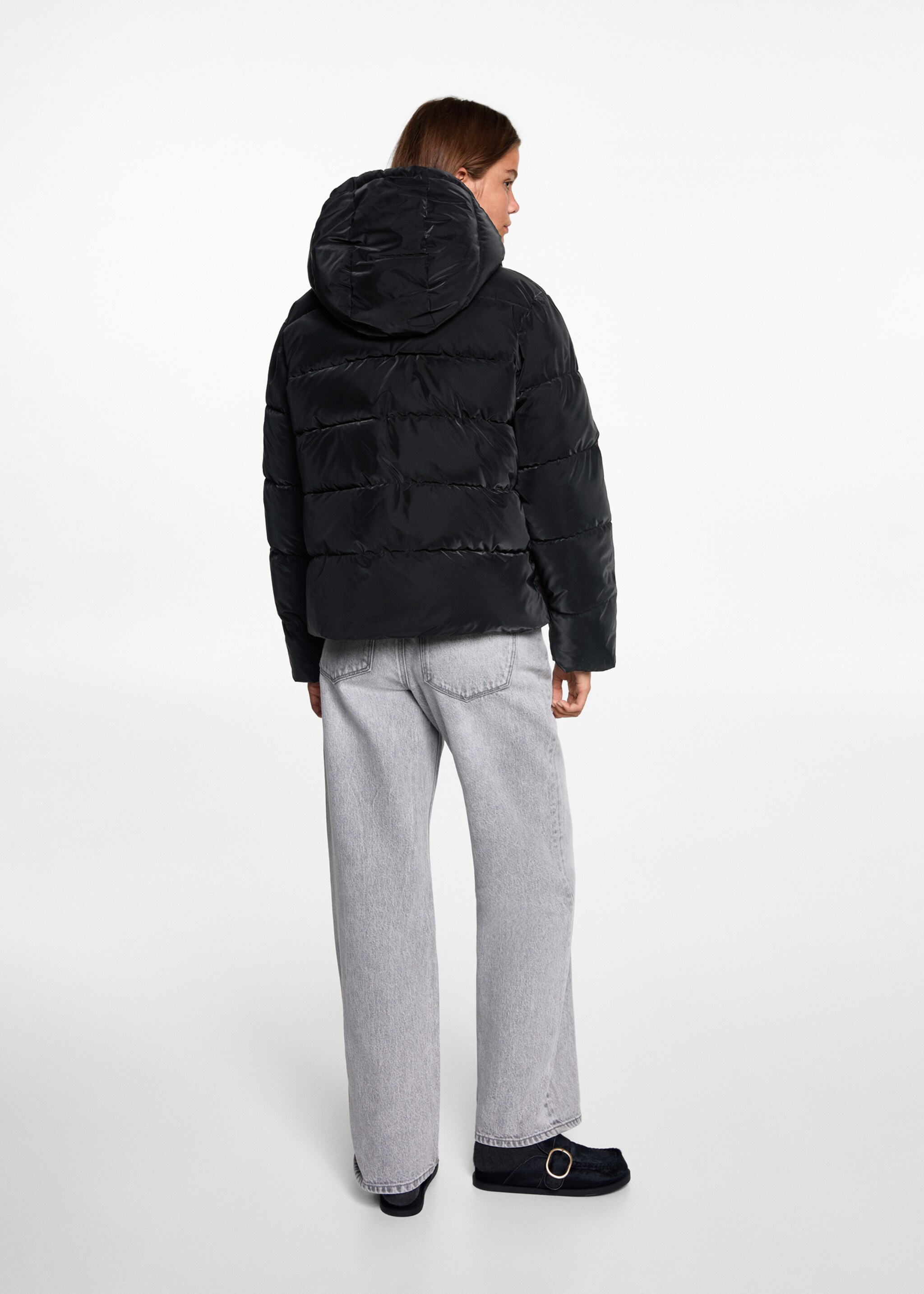 Anorak acolchado capucha - Reverso del artículo