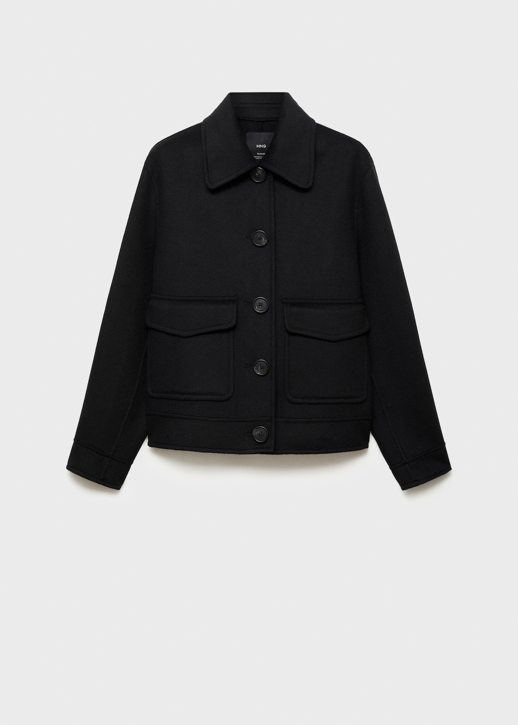 Black wool jacket womens outlet