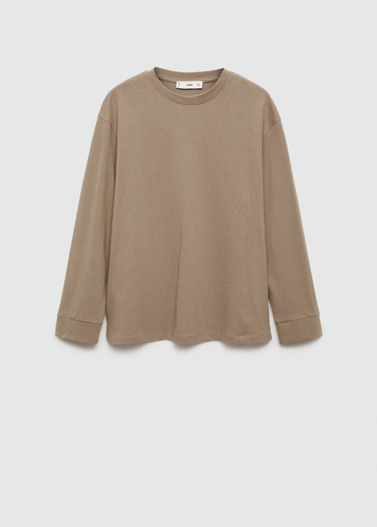 Long sleeve cotton t-shirt - Article without model