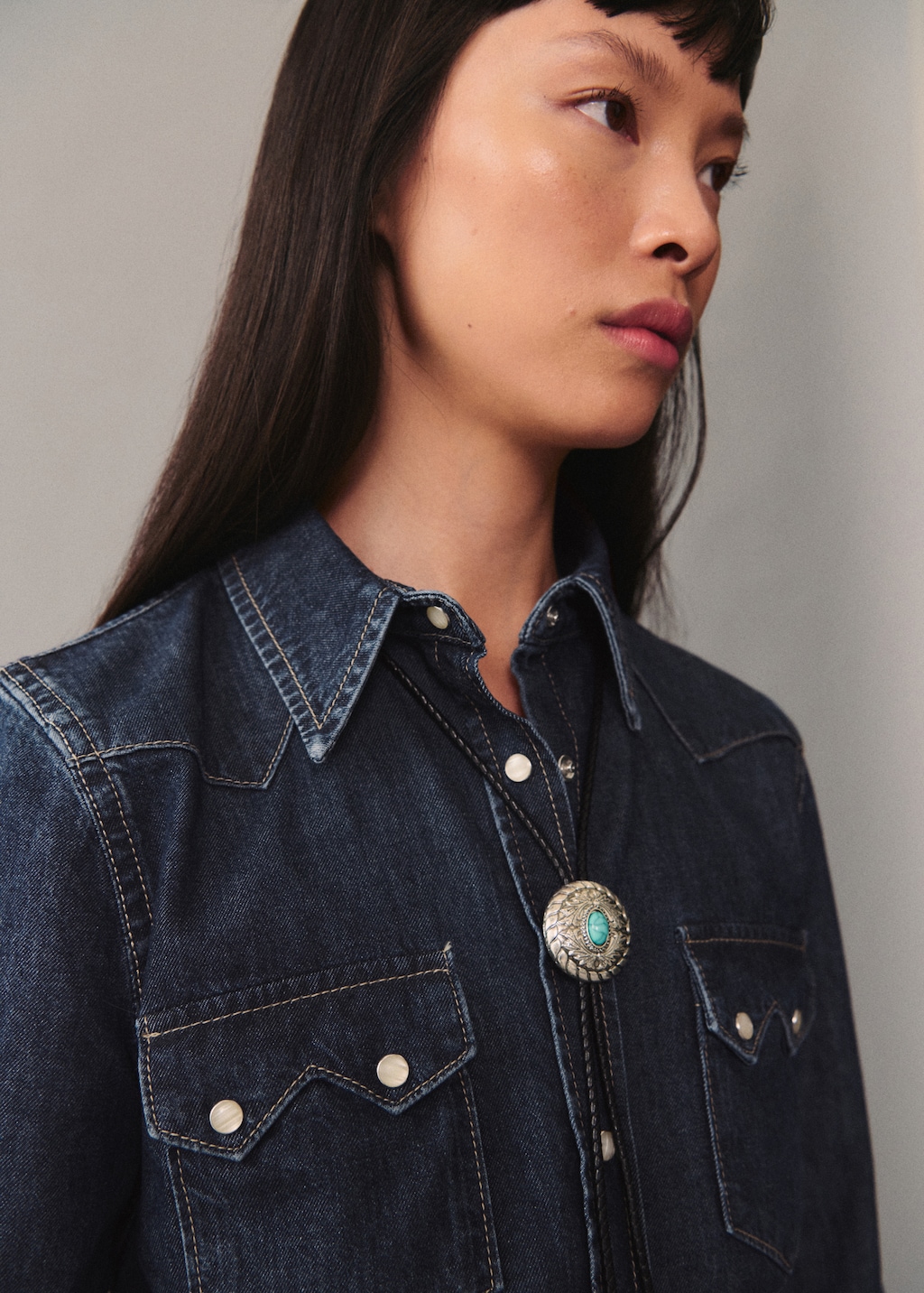 Mango camisas vaqueras mujer hotsell