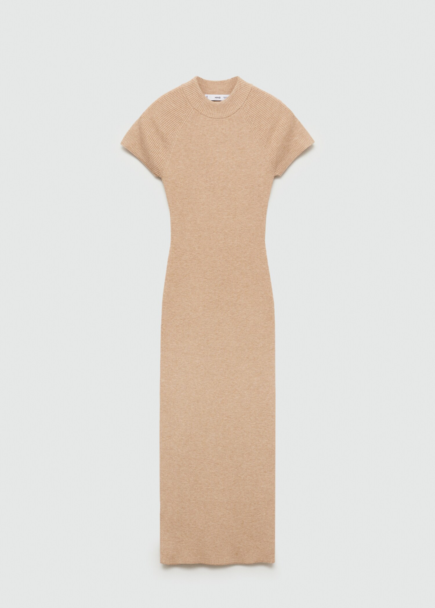 Vestido canalé cuello perkins - Artículo sin modelo