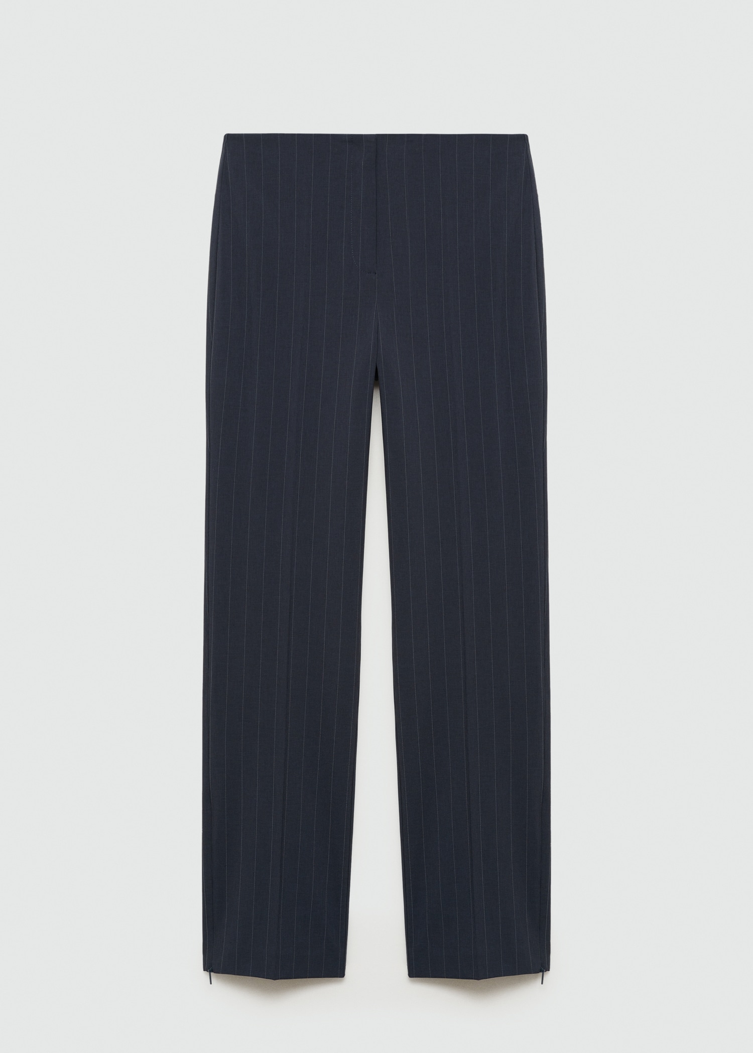 Chalk-stripe straight trousers - Article without model