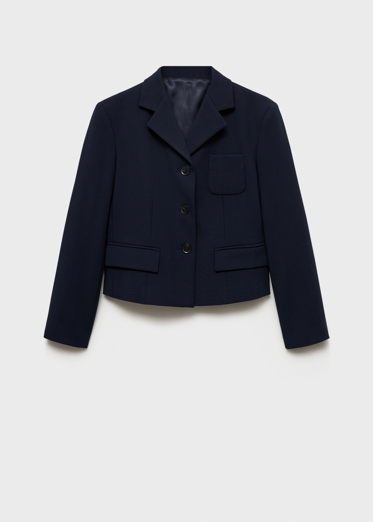 Cropped jacket with buttons - Article without model
