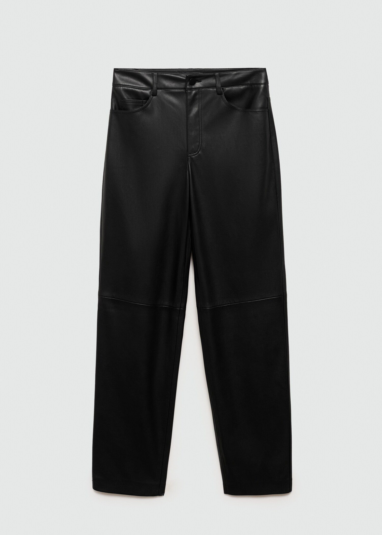 Pantalón recto efecto piel - Artículo sin modelo